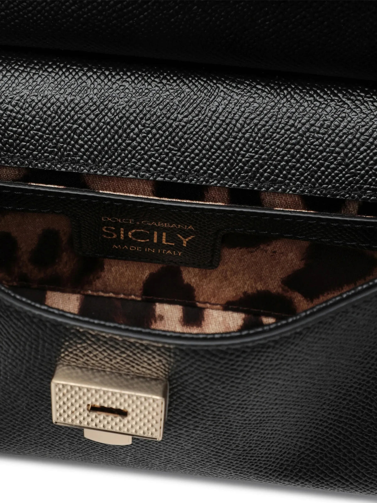 mini Sicily handbag in Dauphine calfskin