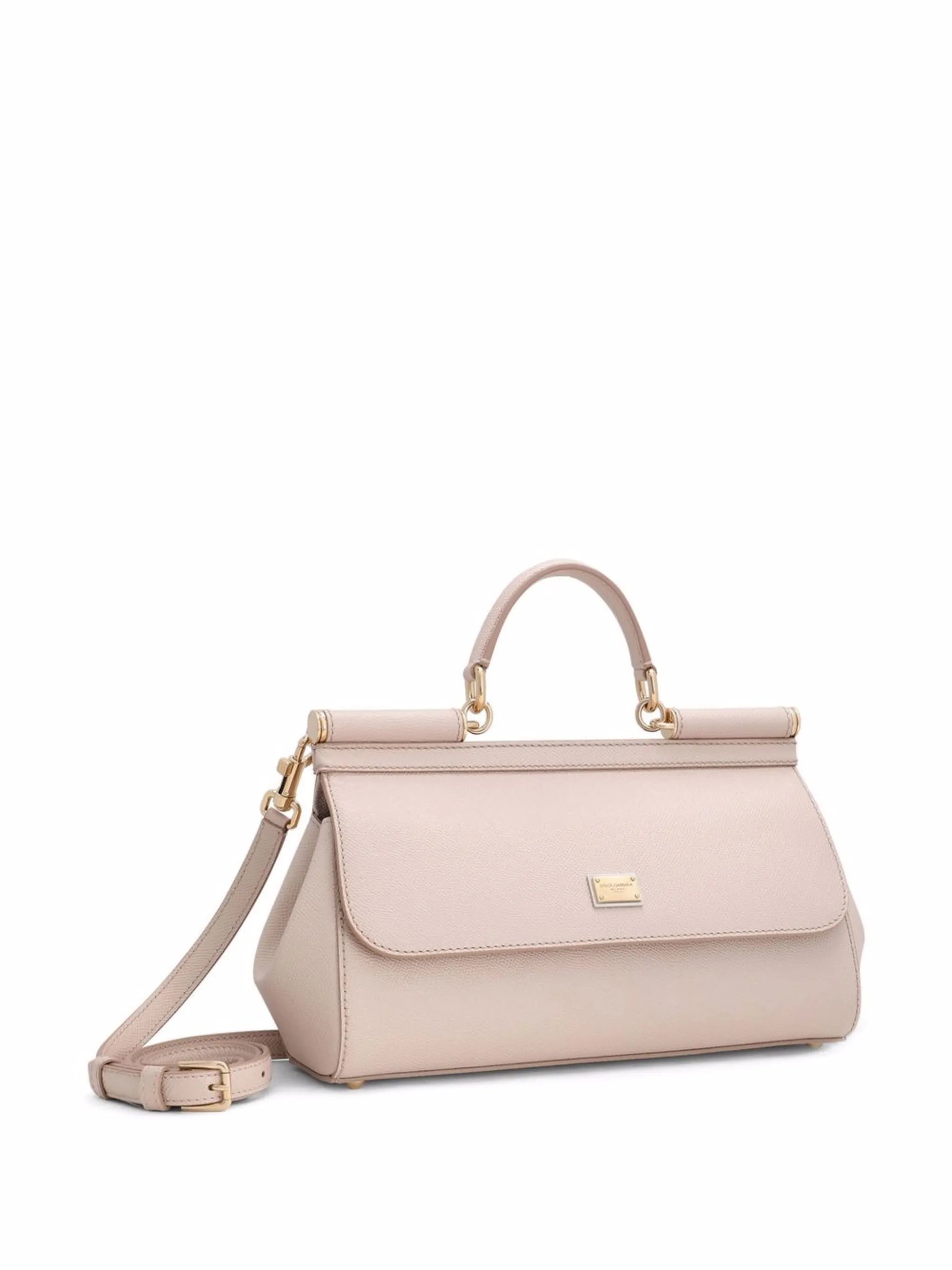 medium Sicily leather top-handle bag