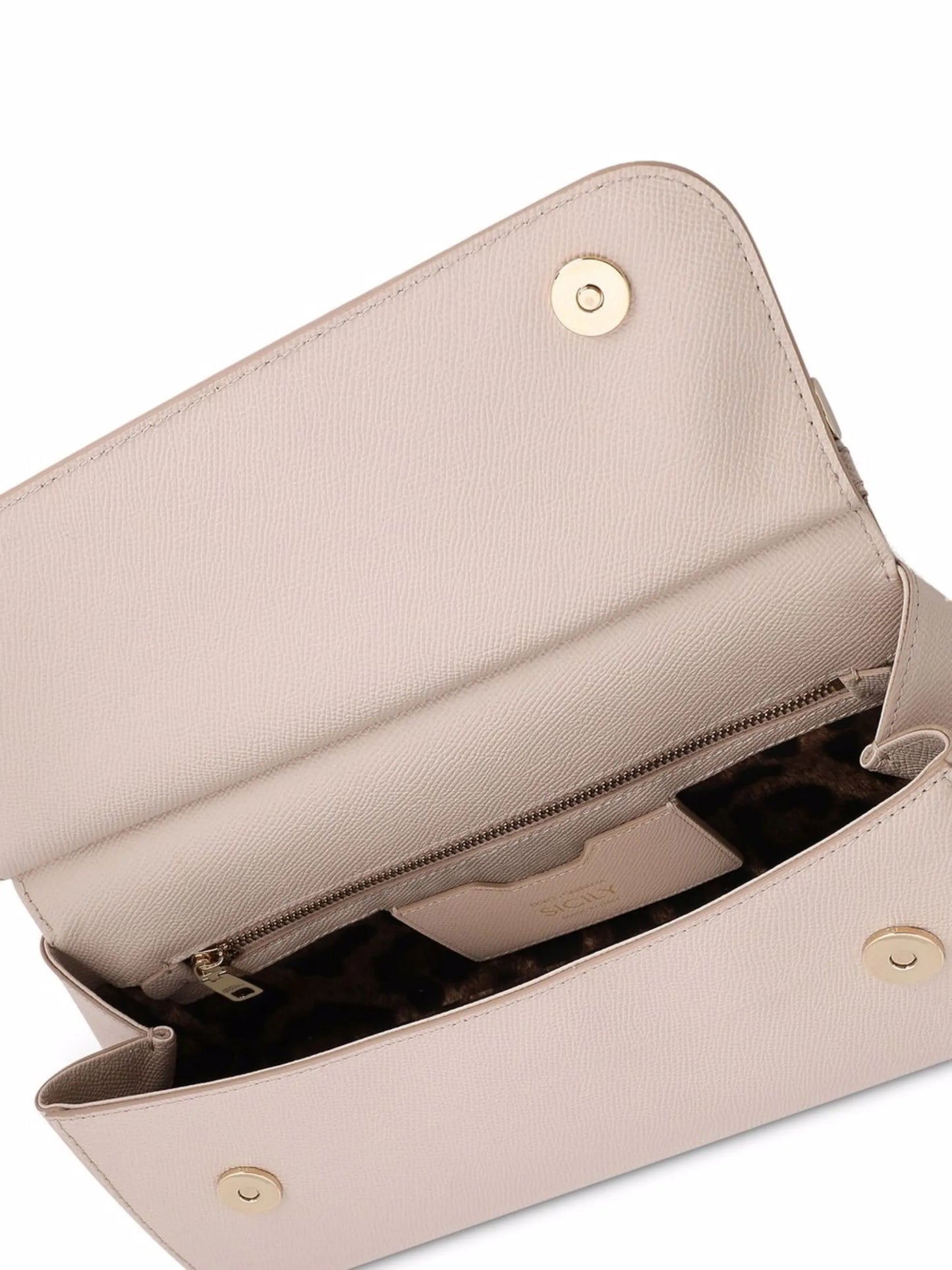 medium Sicily leather top-handle bag
