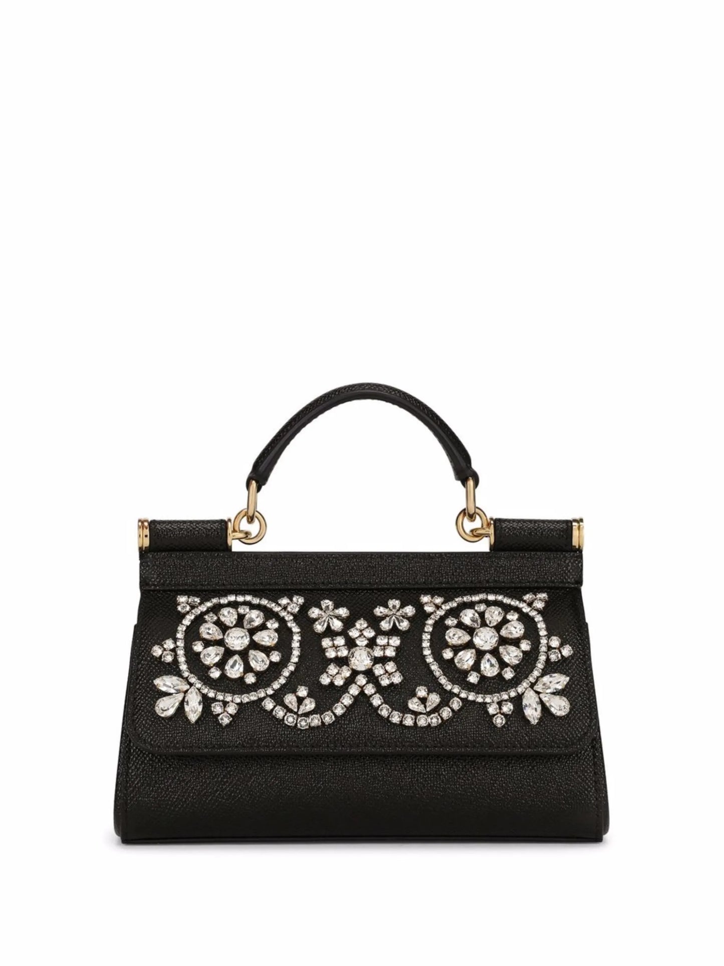 small Sicily crystal-embellished top-handle bag