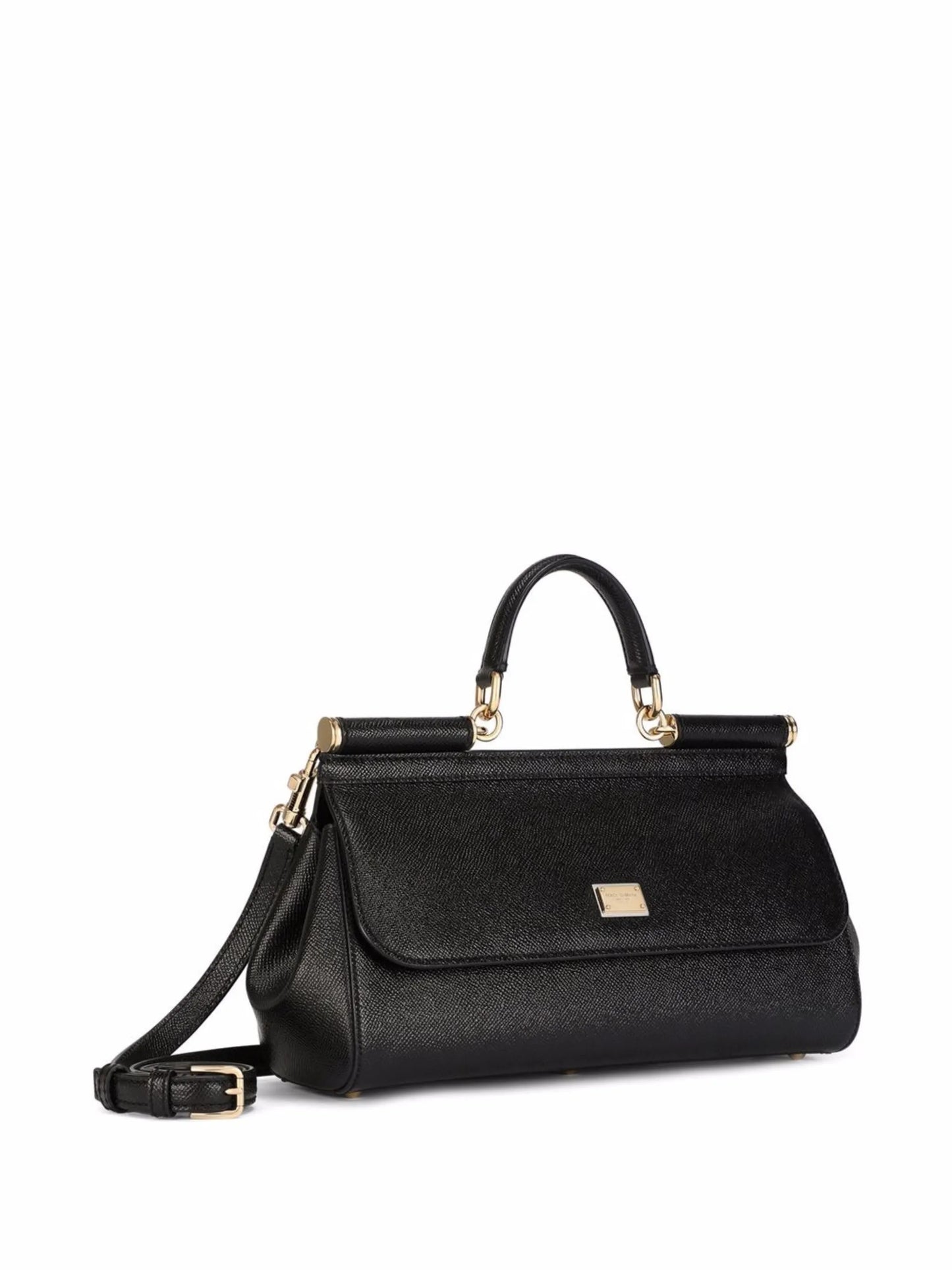 medium Sicily leather top-handle bag
