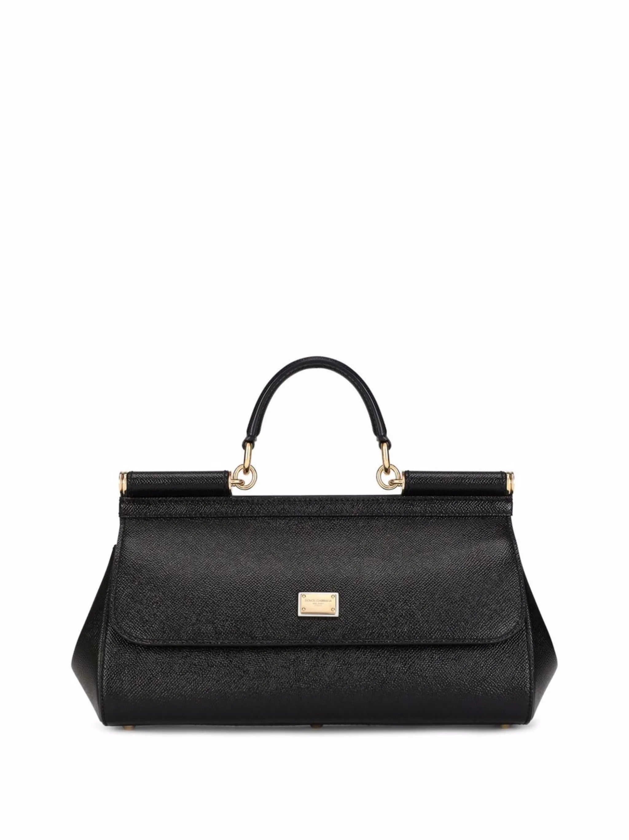 medium Sicily leather top-handle bag