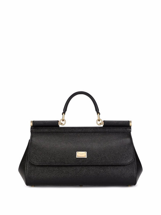 medium Sicily leather top-handle bag