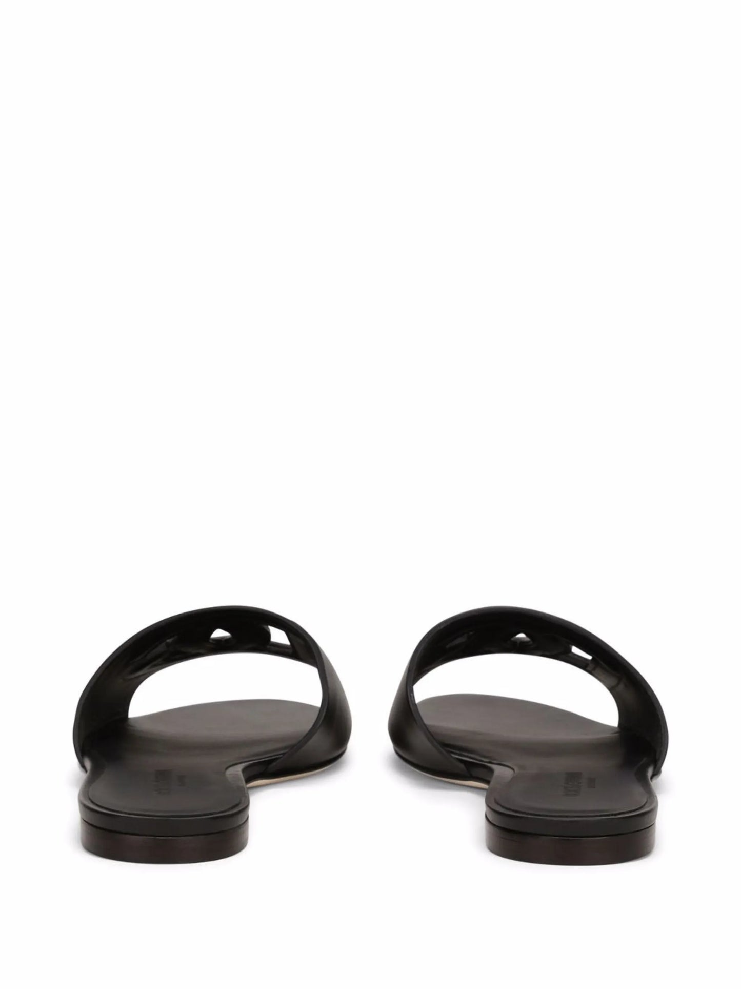 DG Logo leather sandals
