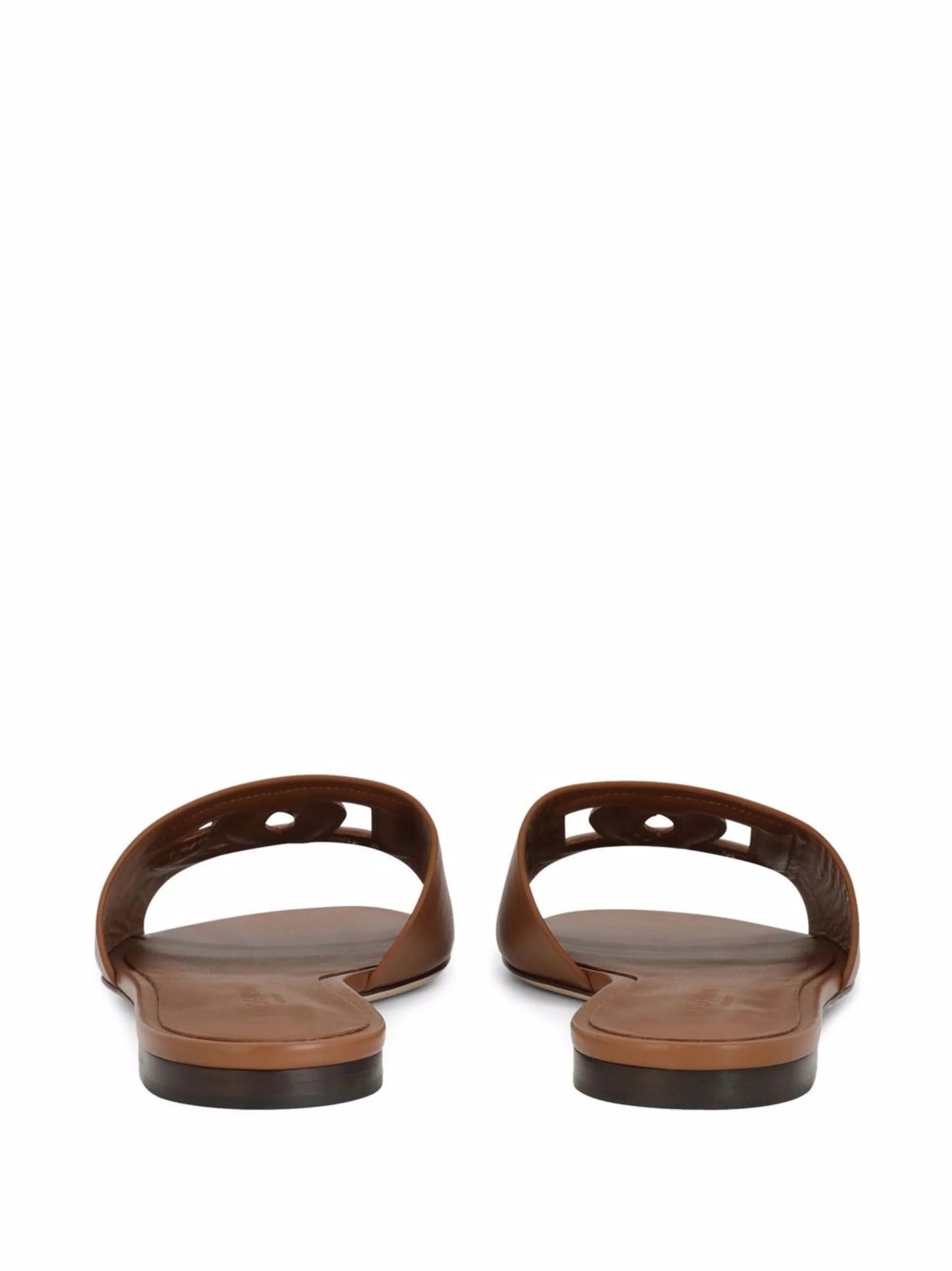 DG Logo leather sandals