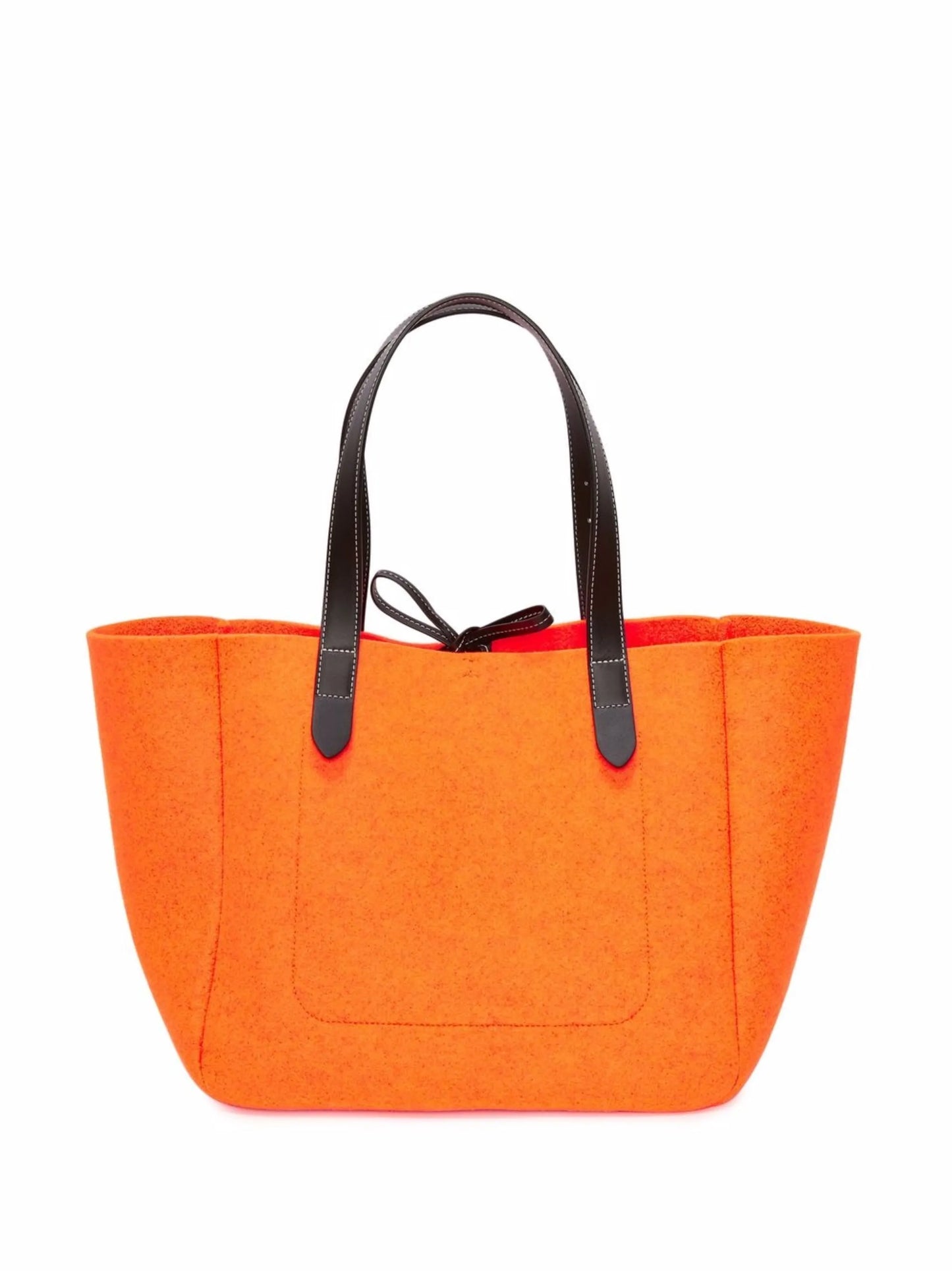 Belt embroidered-logo tote bag