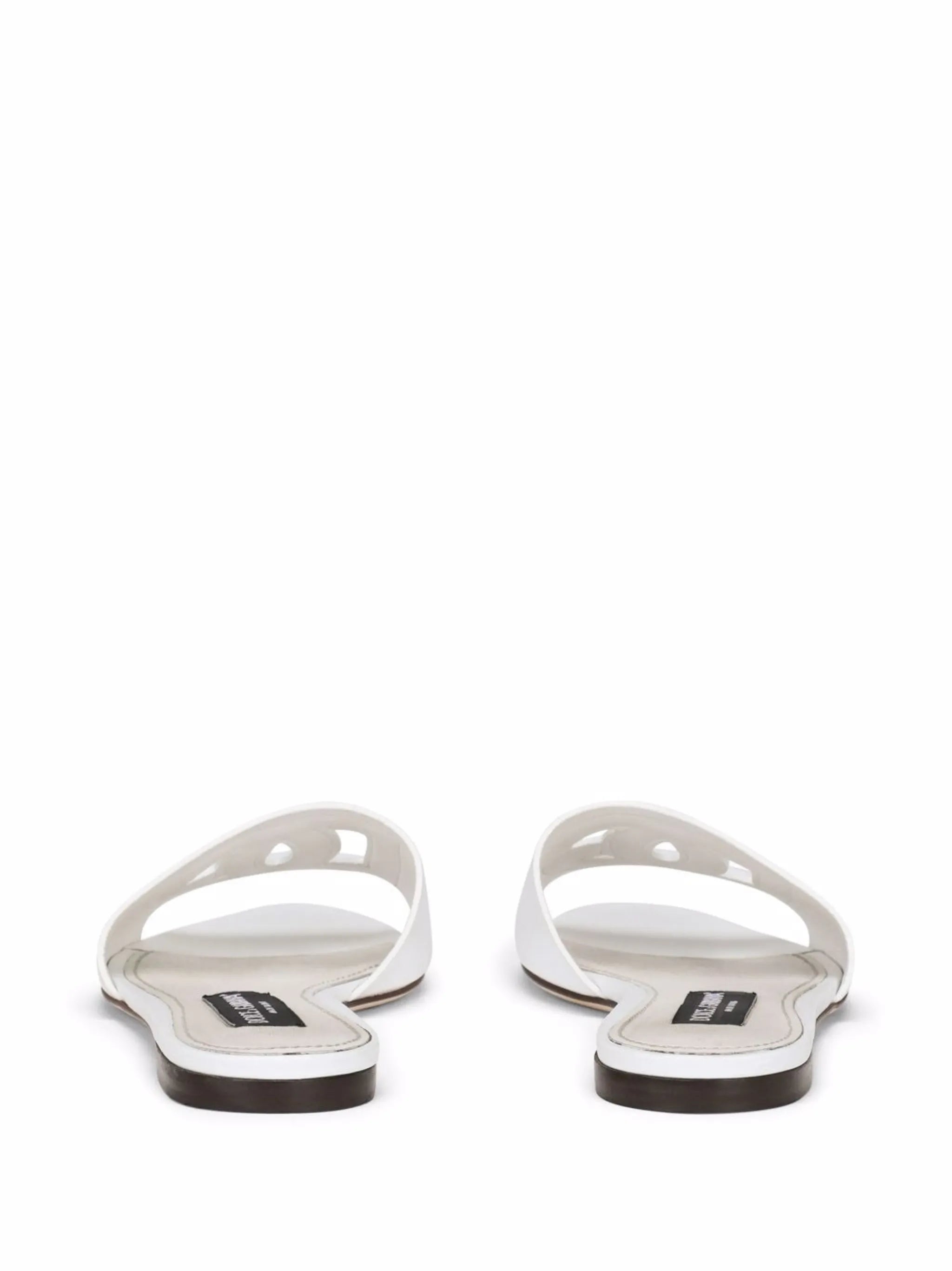 DG Logo leather sandals