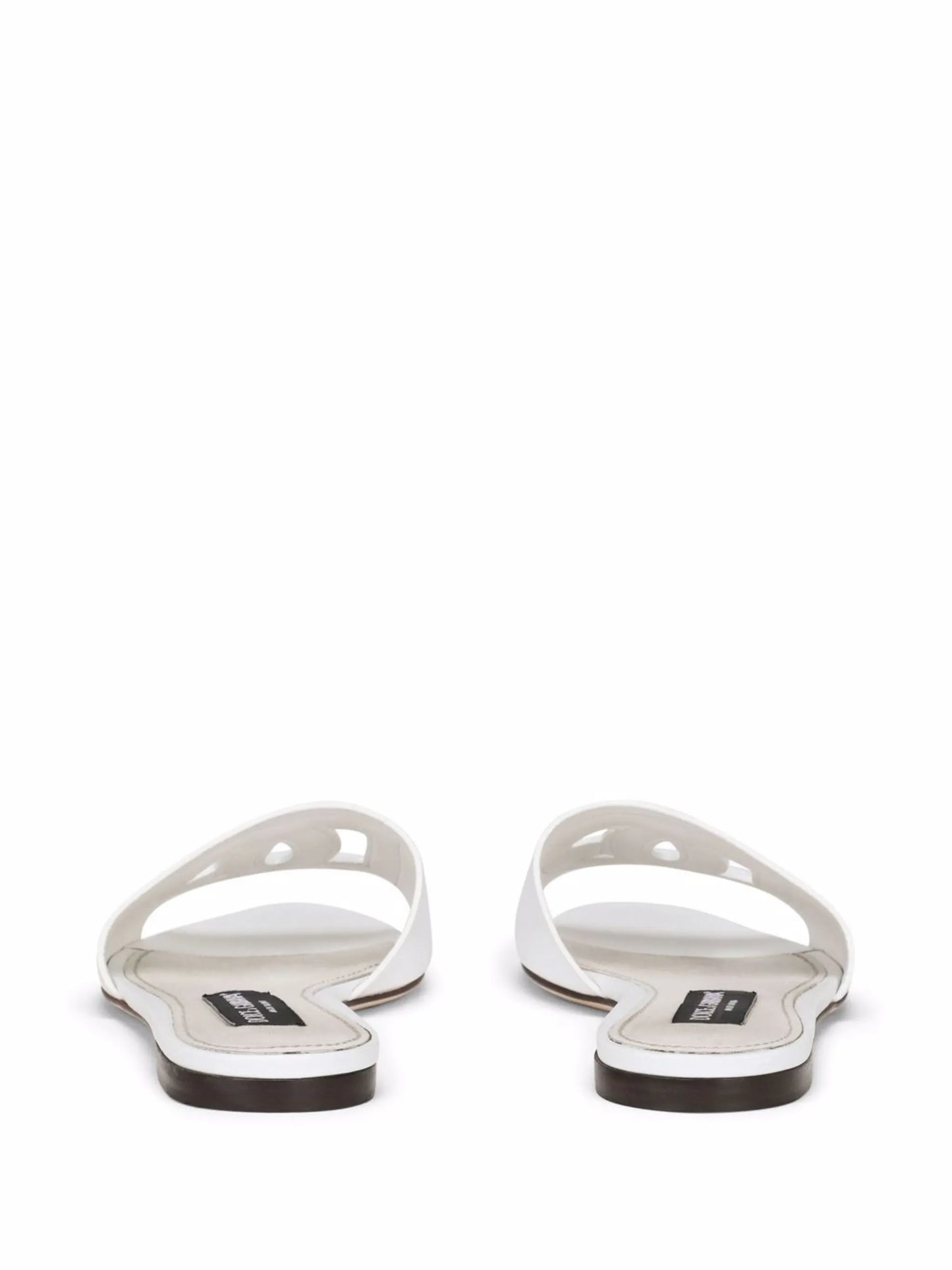 logo-cutout sandals
