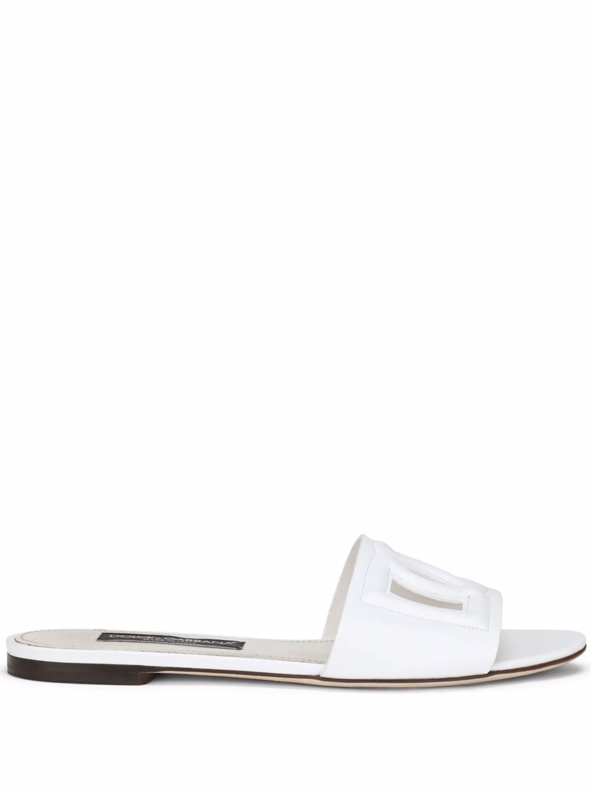 DG Logo leather sandals