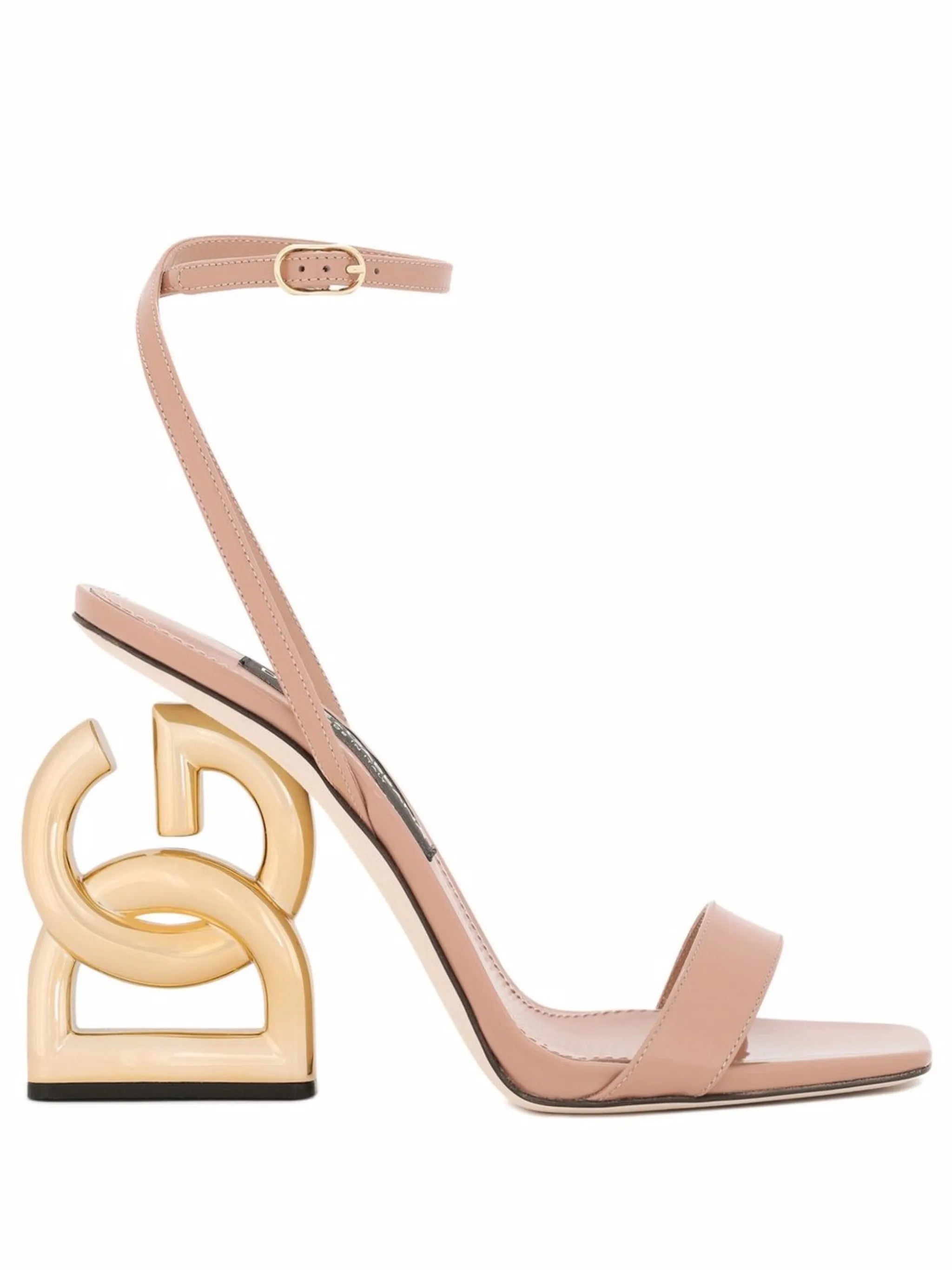 3.5 105mm patent leather sandals