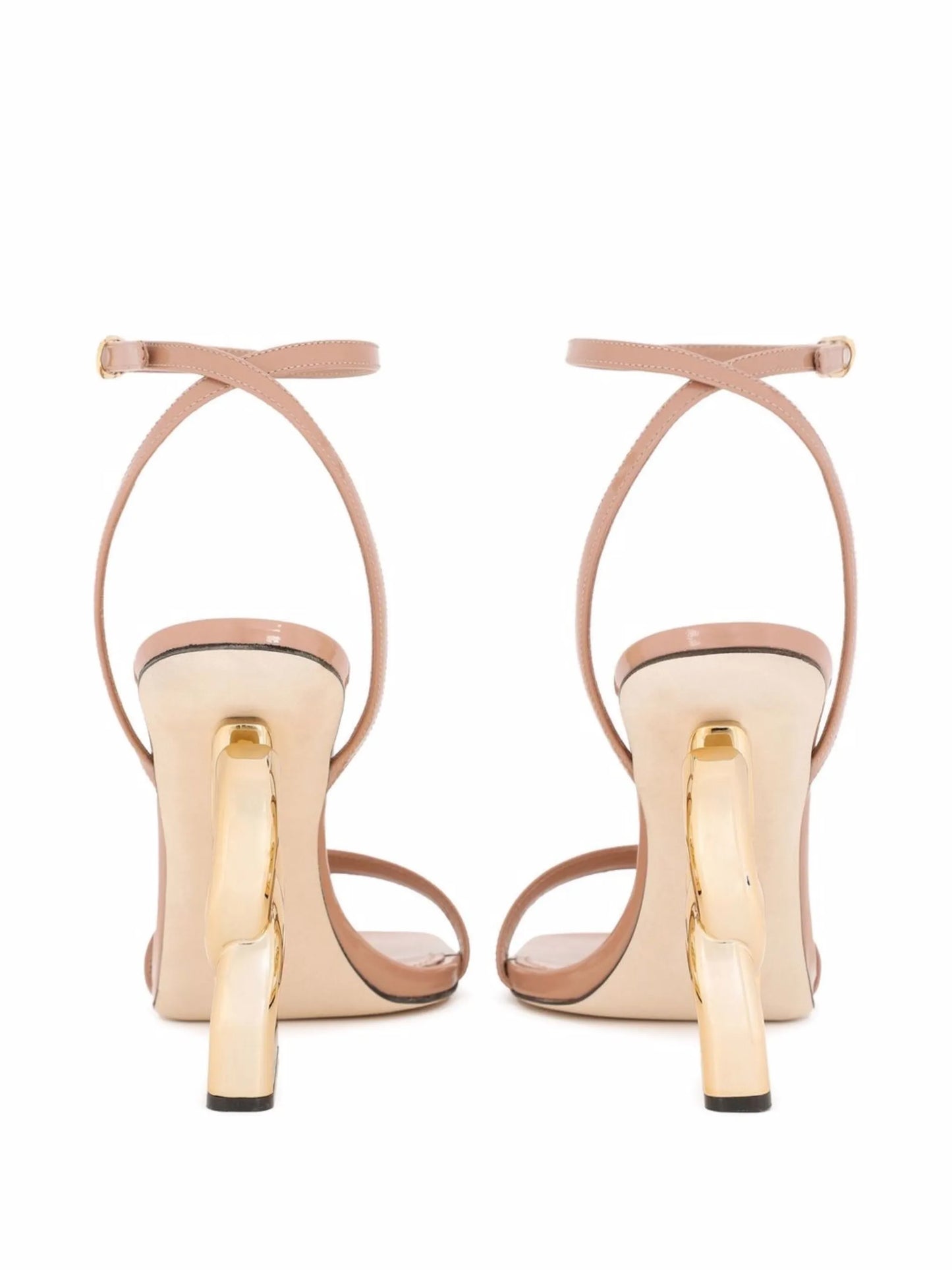 3.5 105mm patent leather sandals