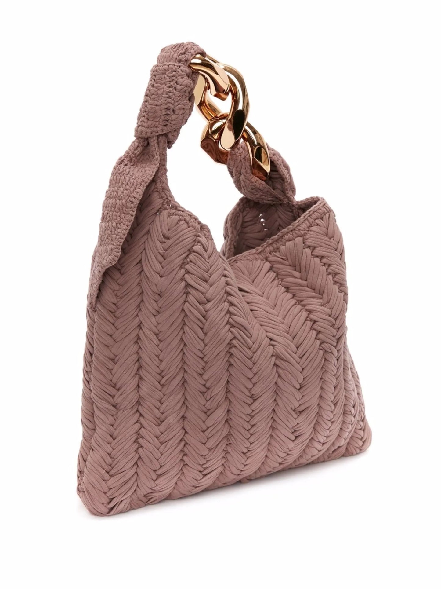 Chain  knitted shoulder bag
