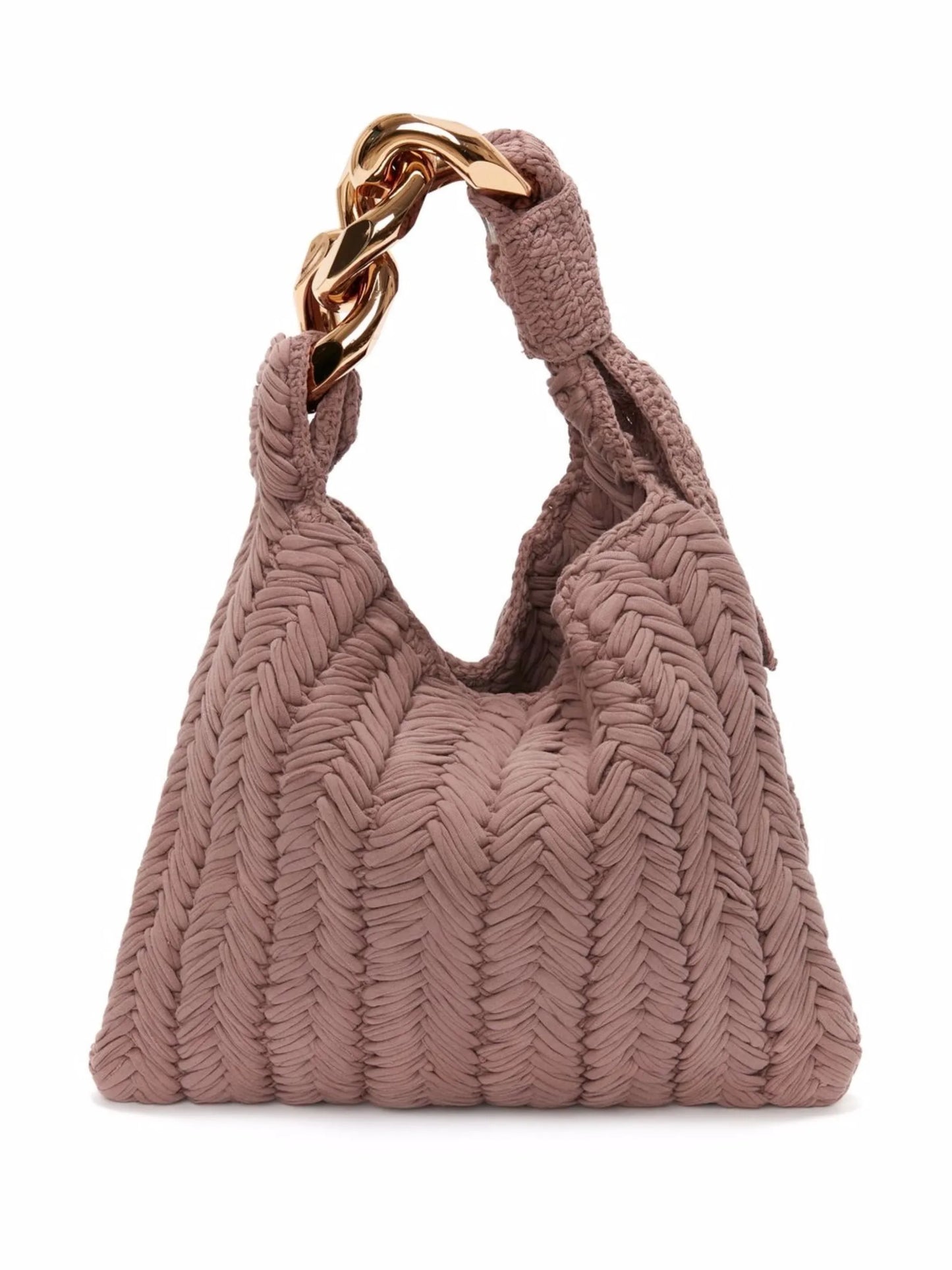 Chain Hobo knitted shoulder bag
