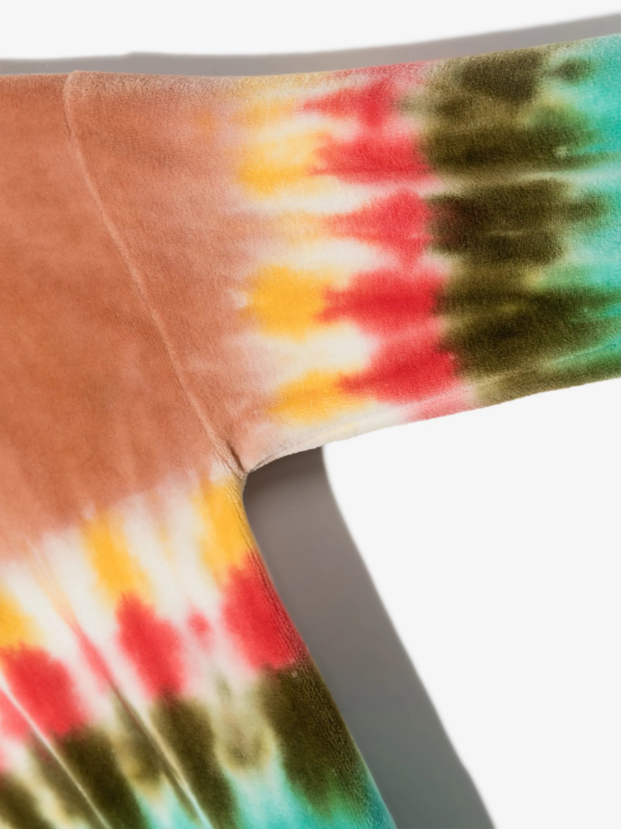 tie-dye velvet jumper