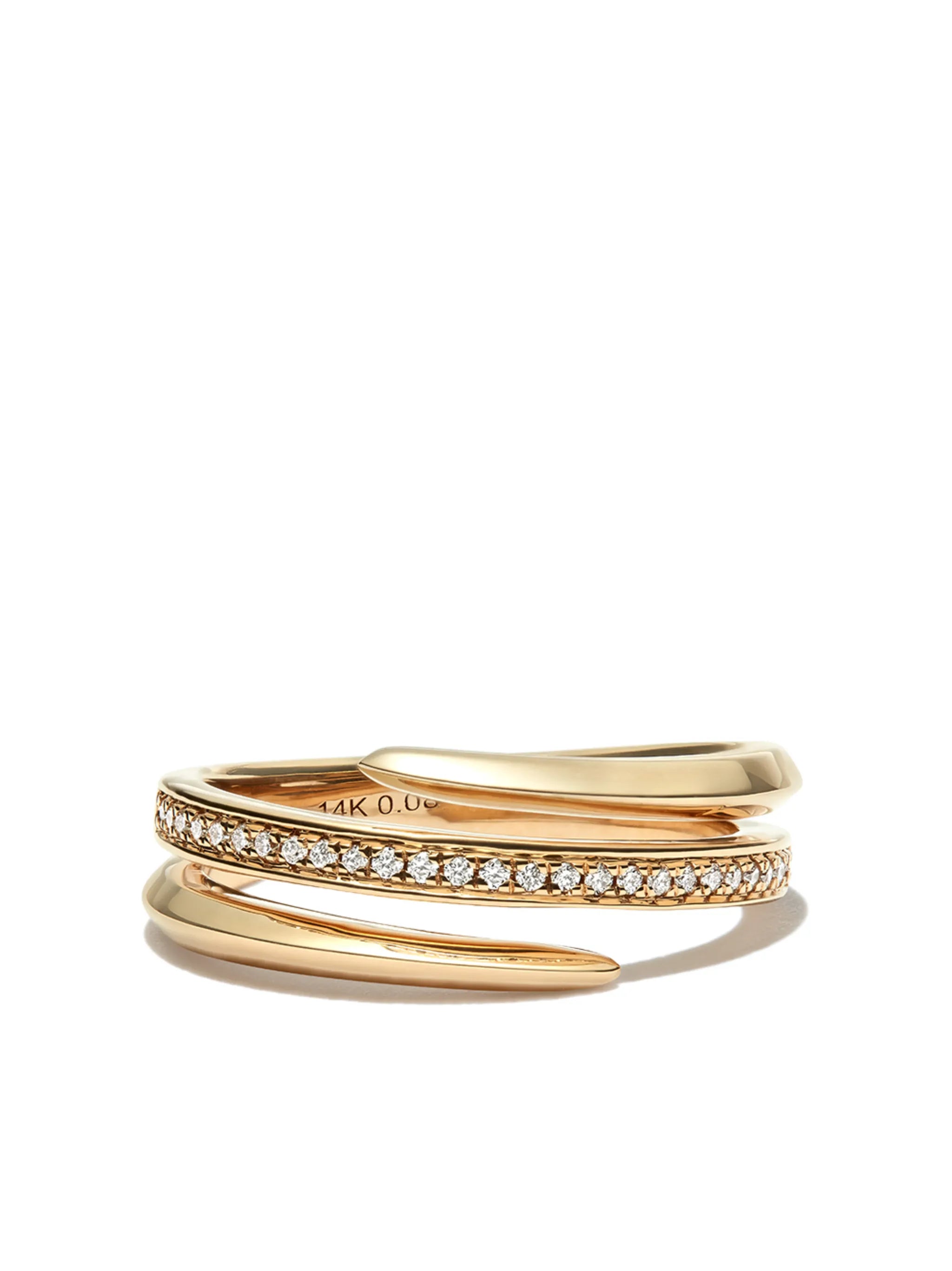 14kt yellow gold Reese Brooklyn diamond ring