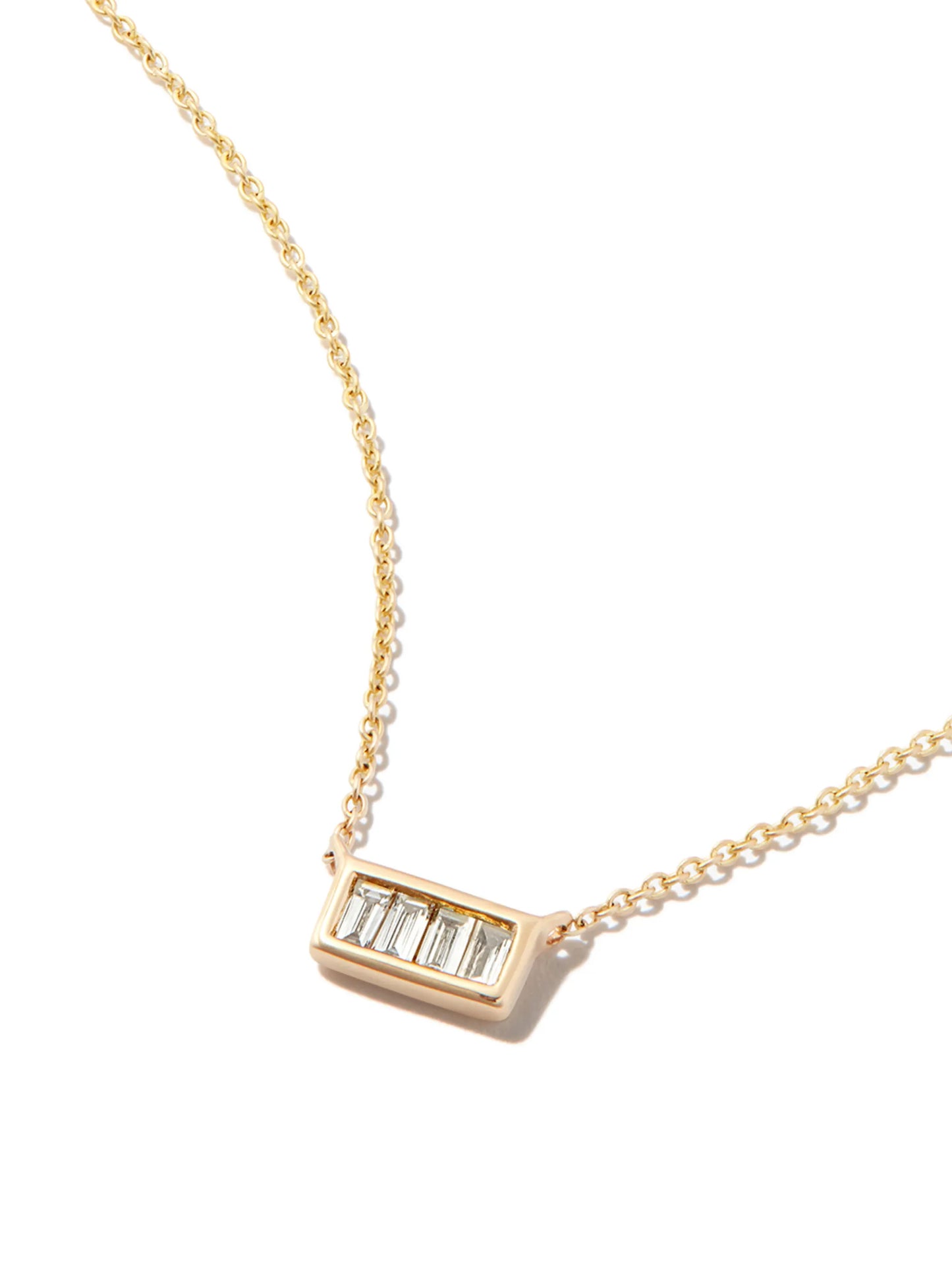 14kt yellow gold Sadie diamond necklace