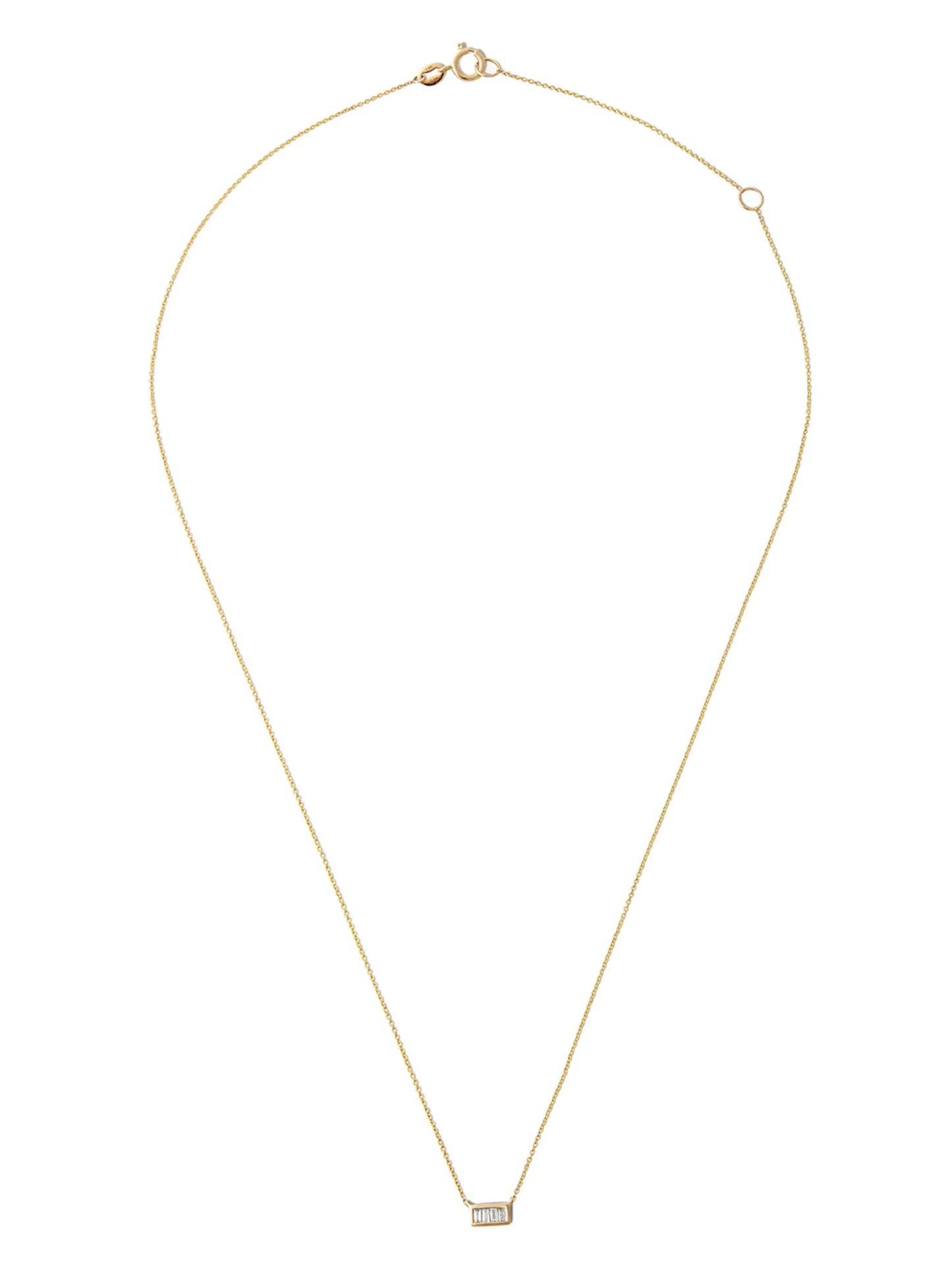 14kt yellow gold Sadie diamond necklace