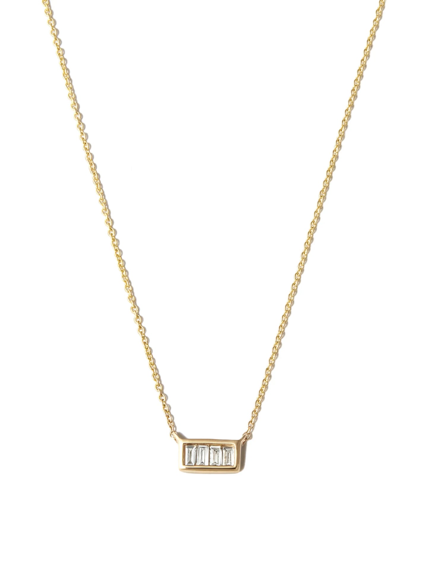 14kt yellow gold Sadie diamond necklace