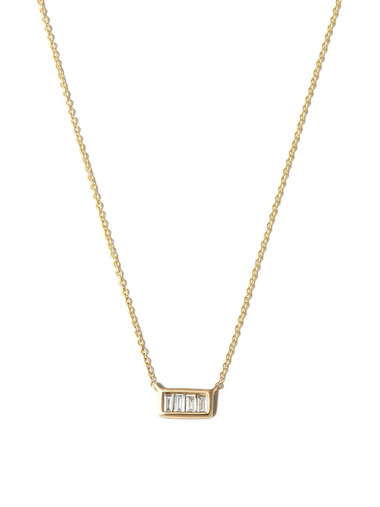 14kt yellow gold Sadie diamond necklace