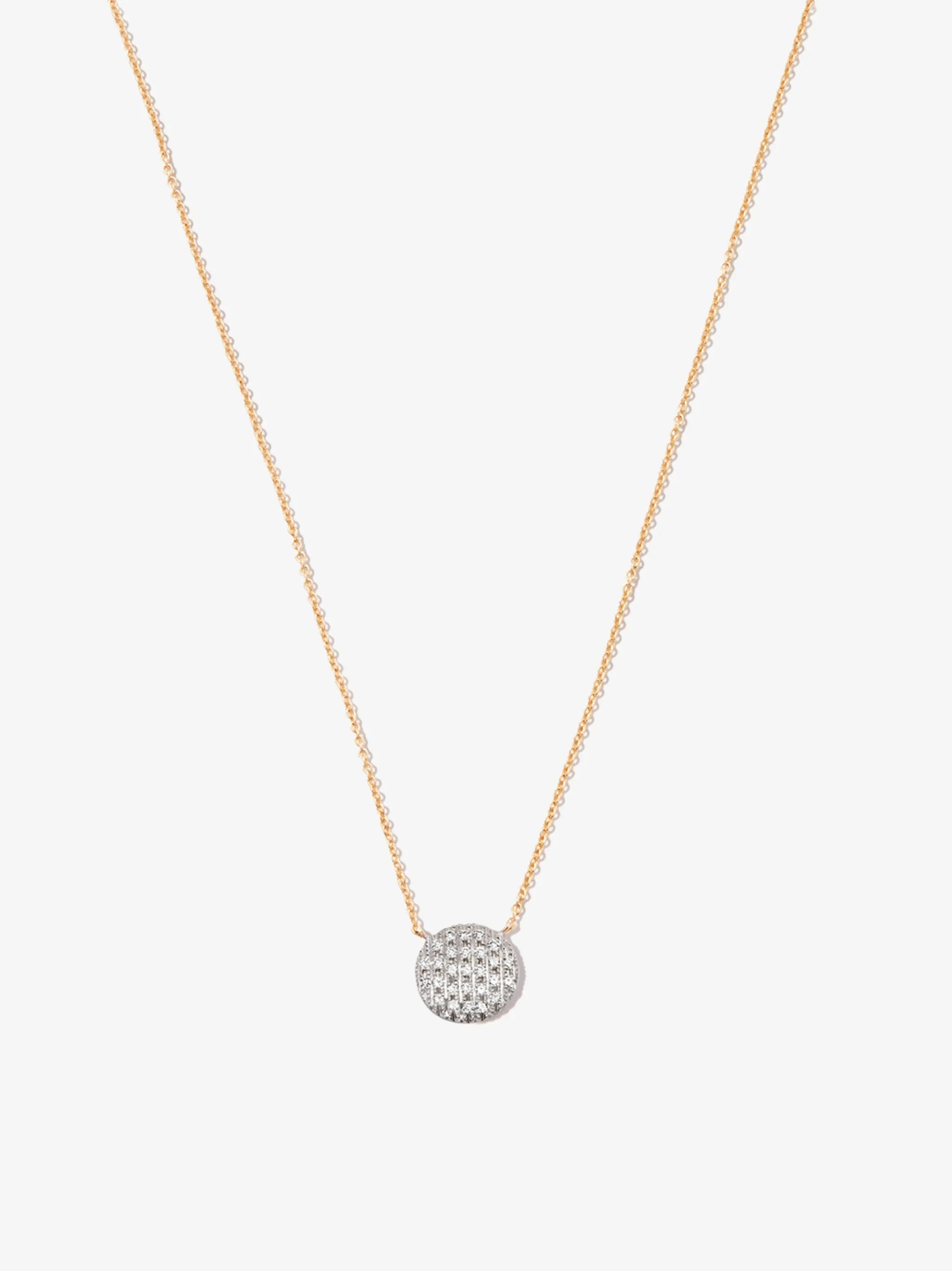 14kt yellow and white gold Lauren Joy diamond necklace