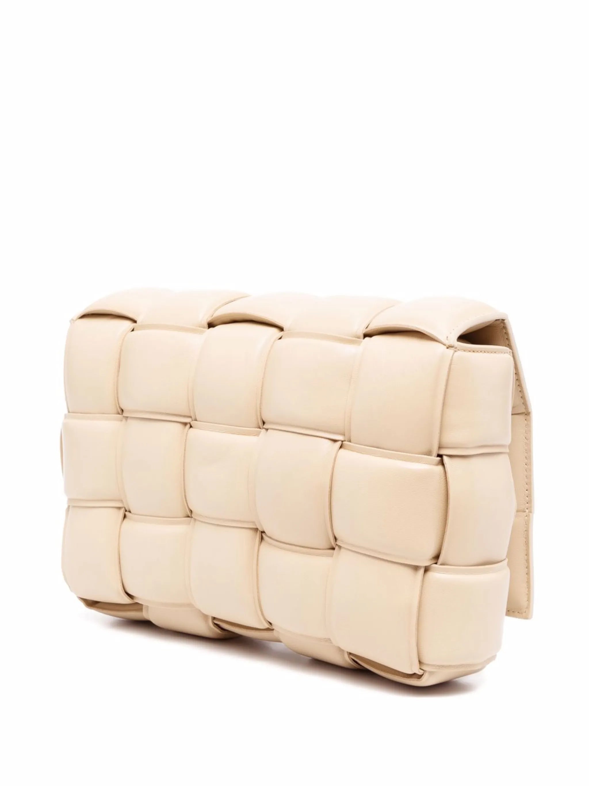 Cassette padded shoulder bag