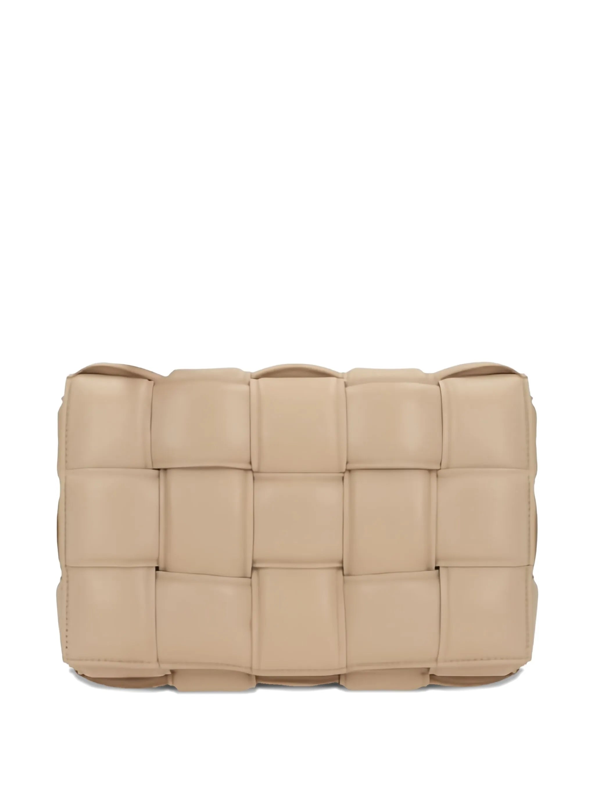 Cassette padded shoulder bag