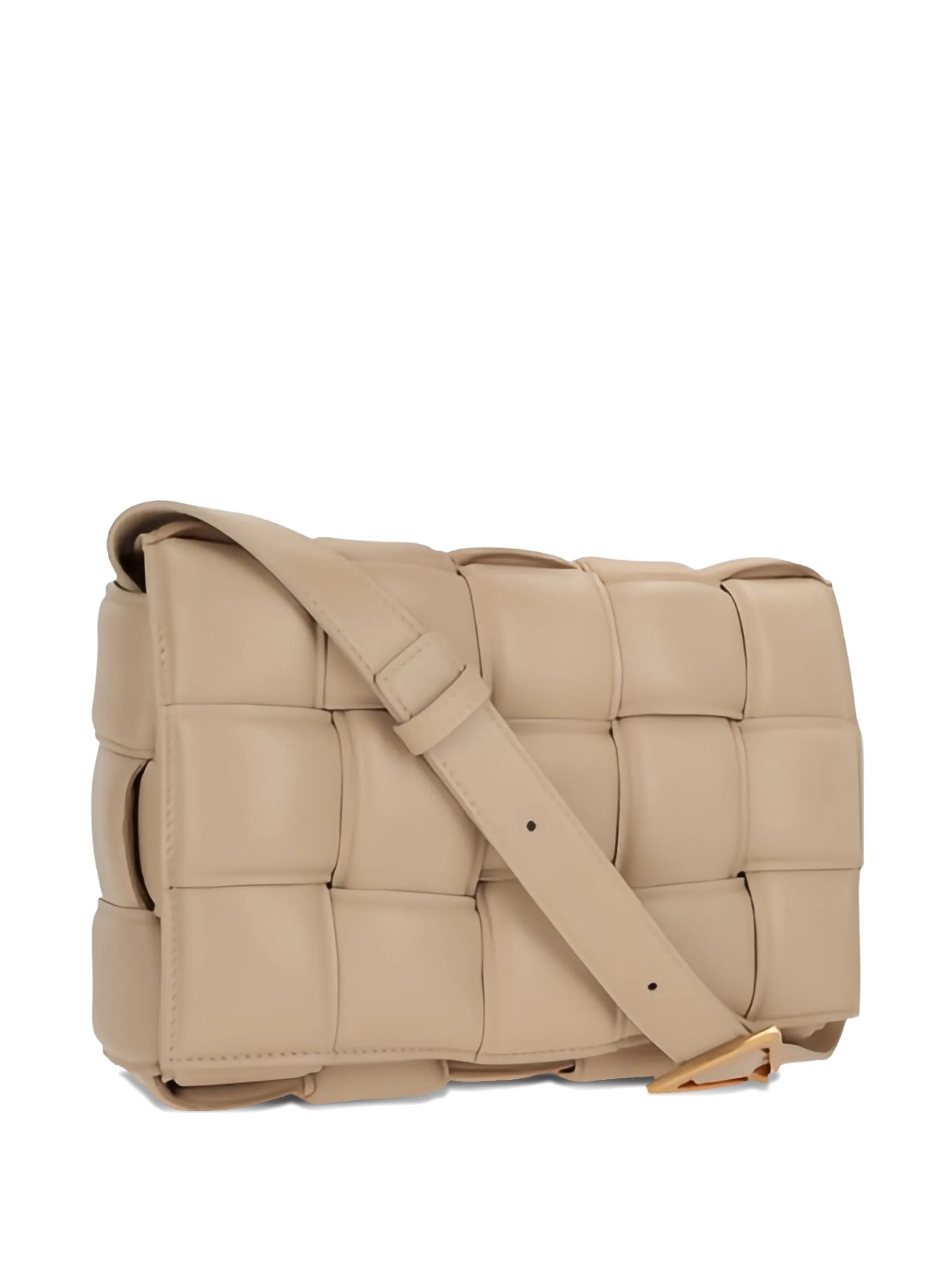 Cassette padded shoulder bag