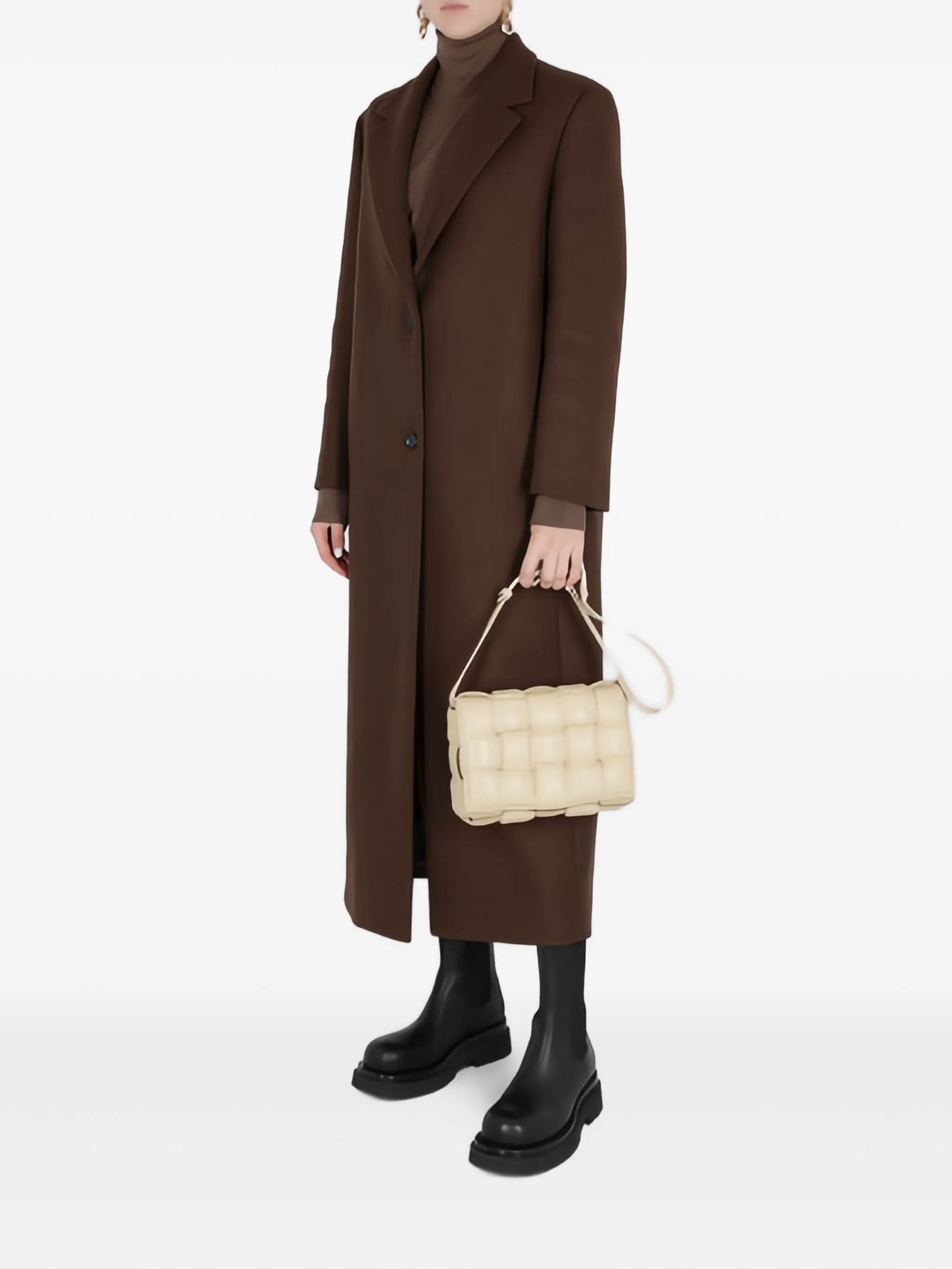 Cassette padded shoulder bag