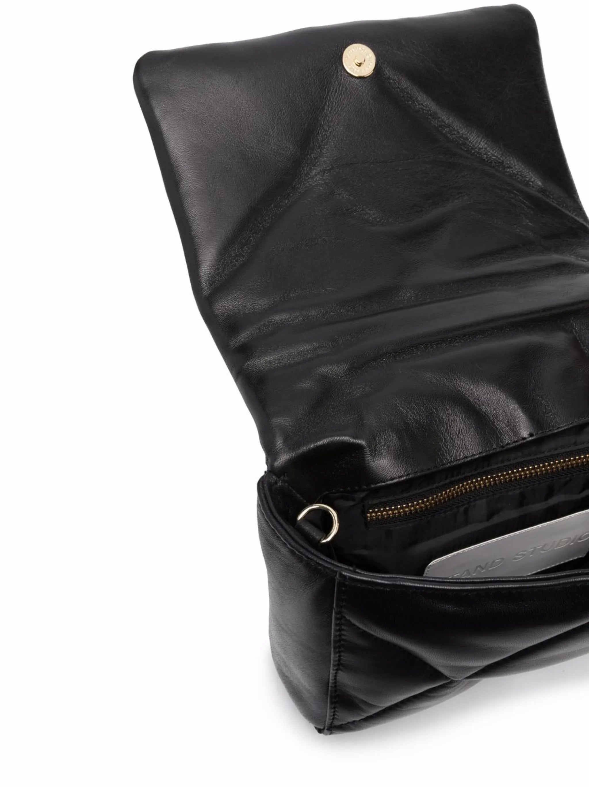 quilted leather tote bag