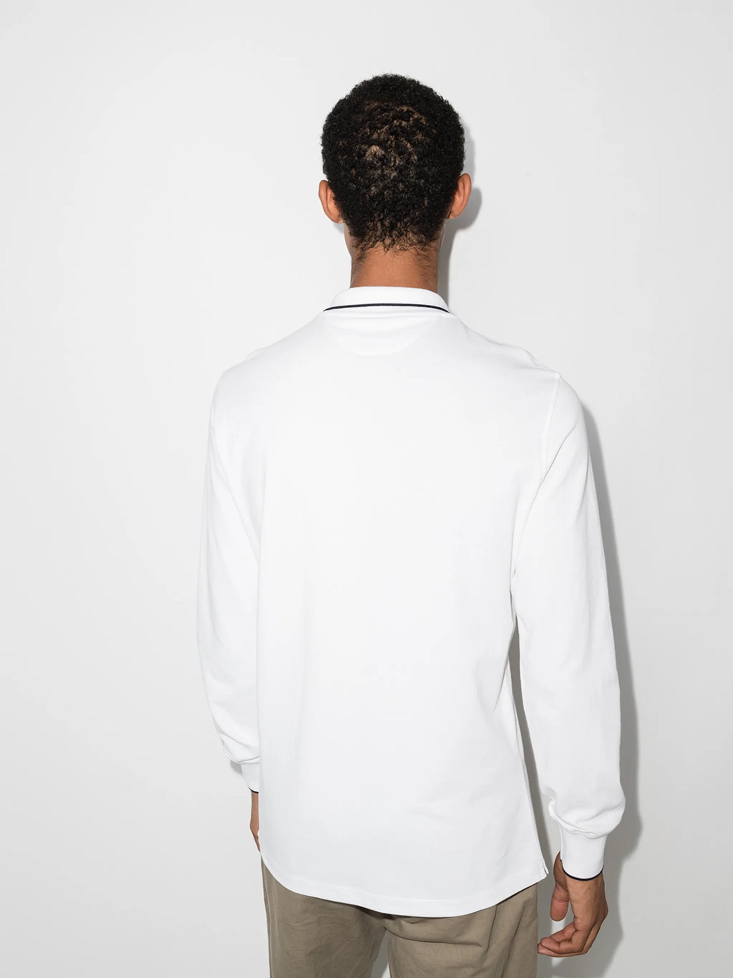 embroidered logo polo shirt