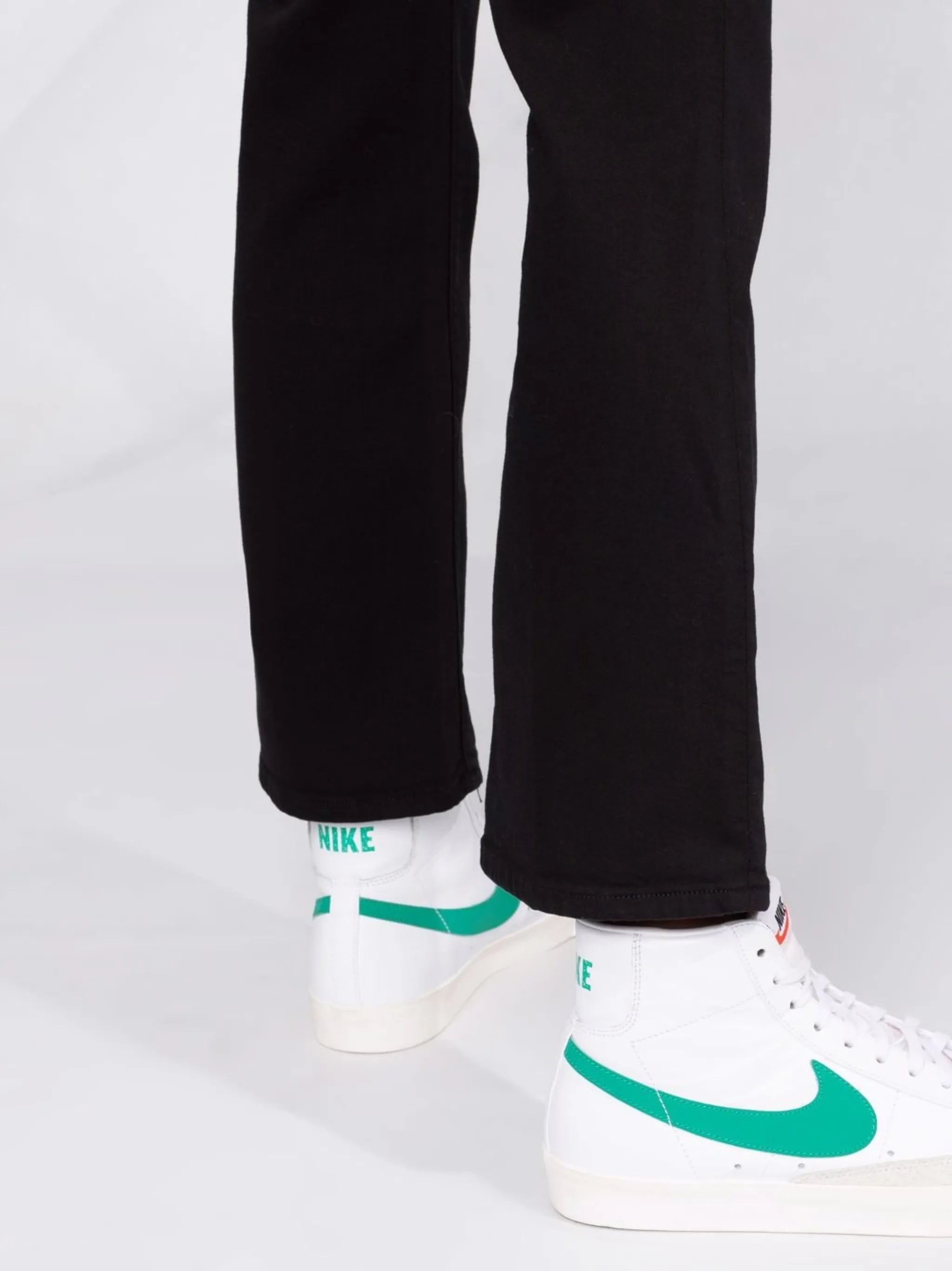 bootcut low-rise denim jeans