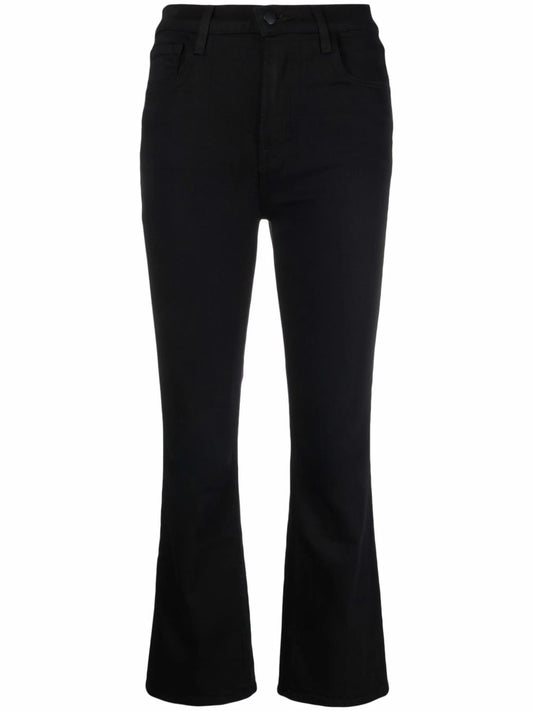 bootcut low-rise denim jeans