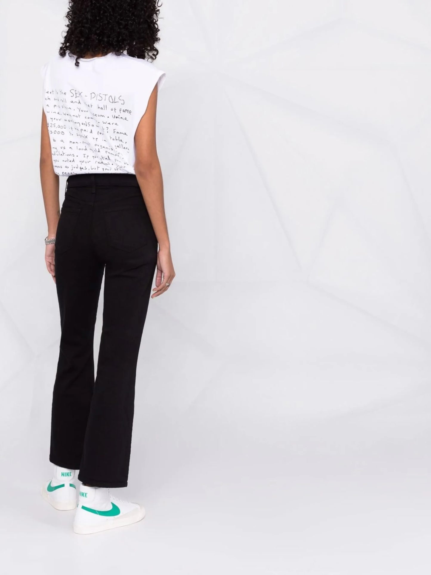bootcut low-rise denim jeans