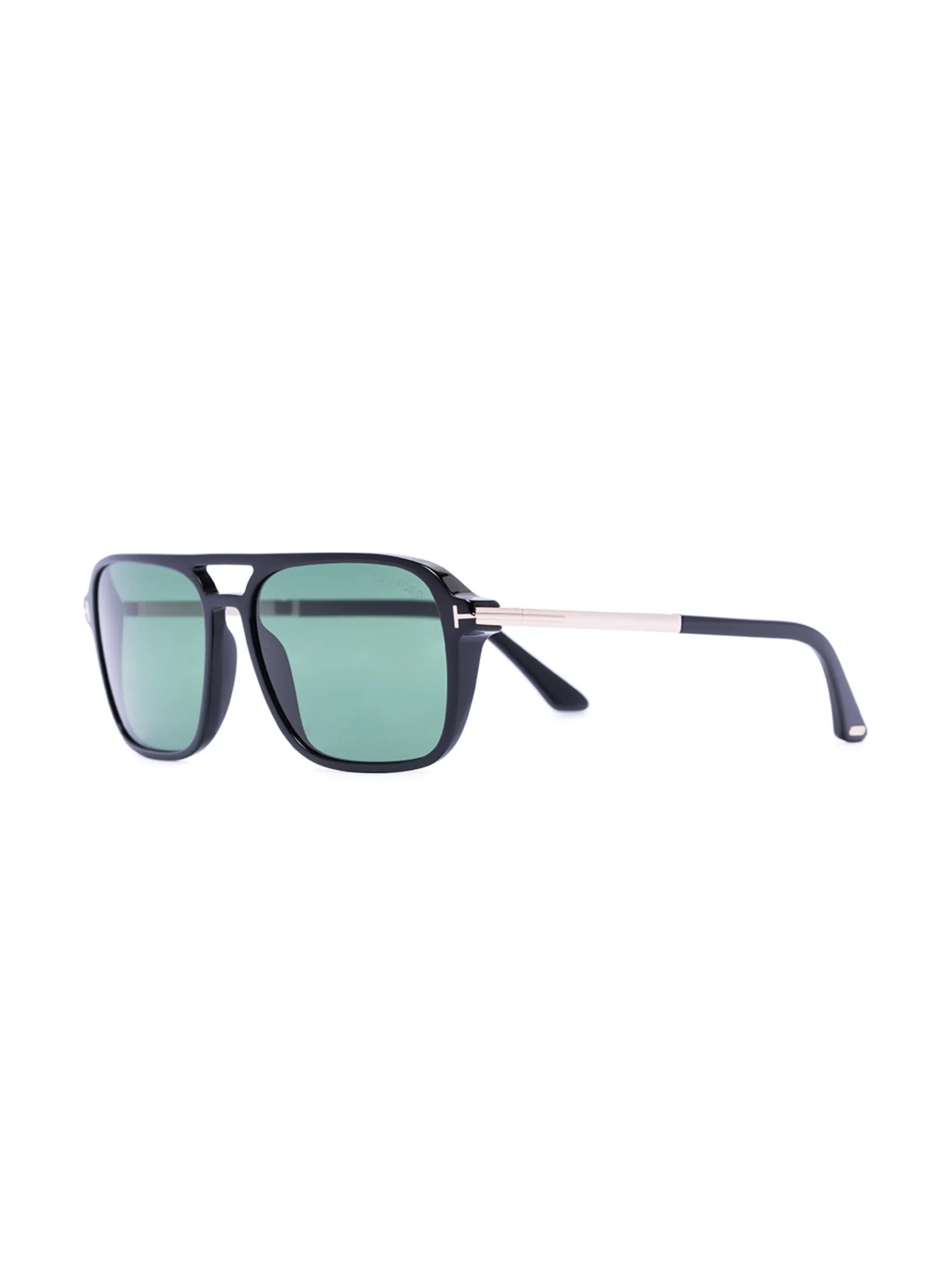square-frame tinted sunglasses