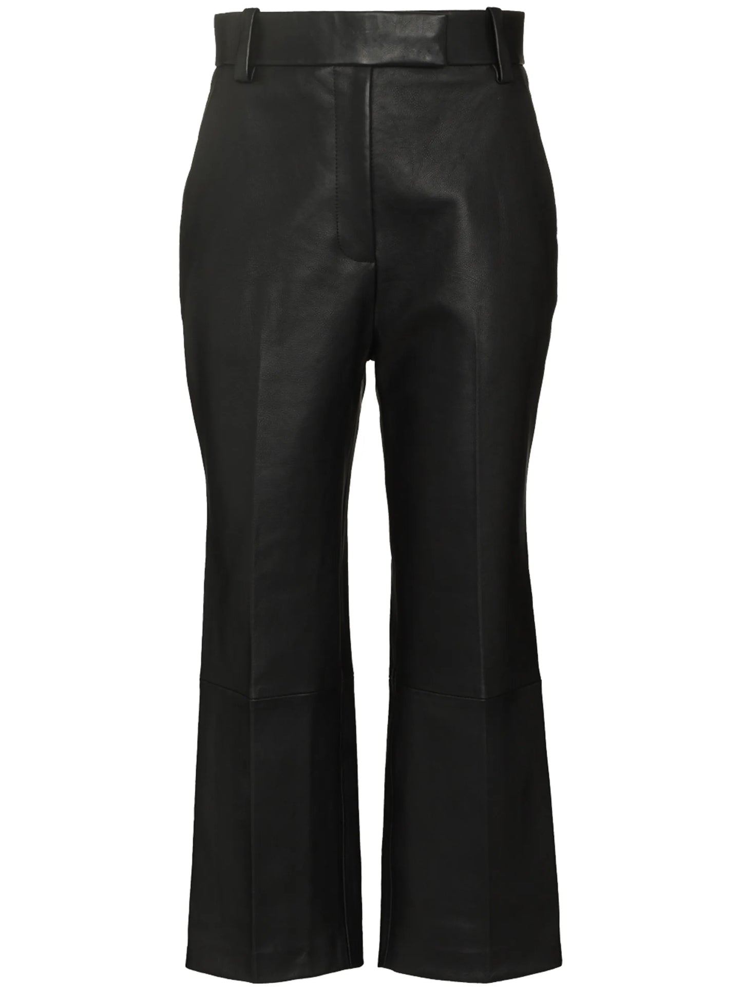 Melie cropped leather trousers