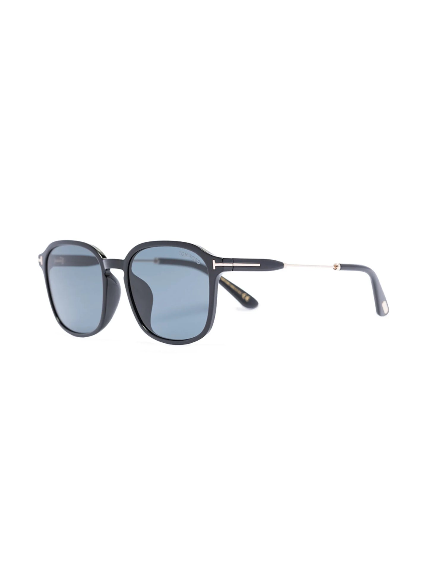 square-frame logo sunglasses