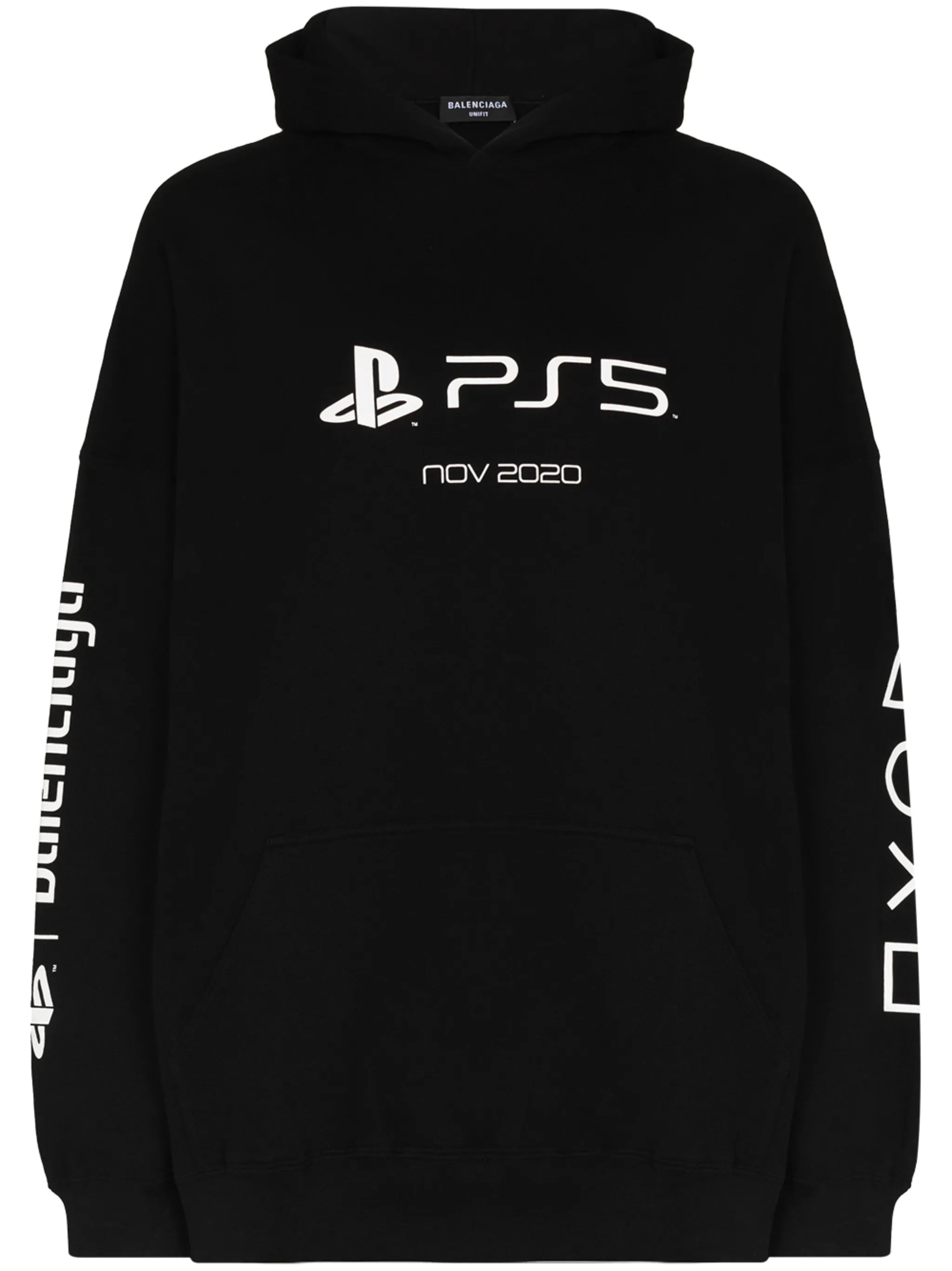 graphic-print hoodie