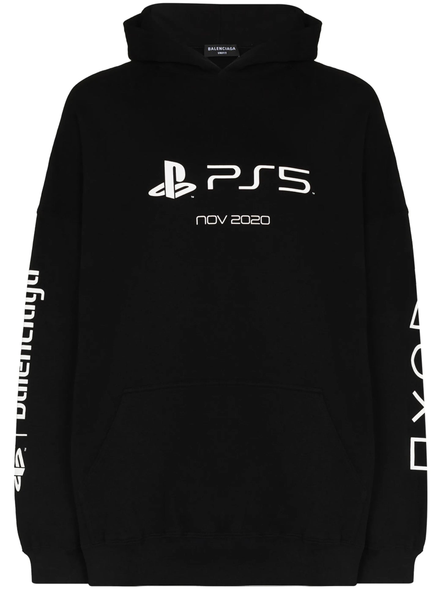 graphic-print hoodie