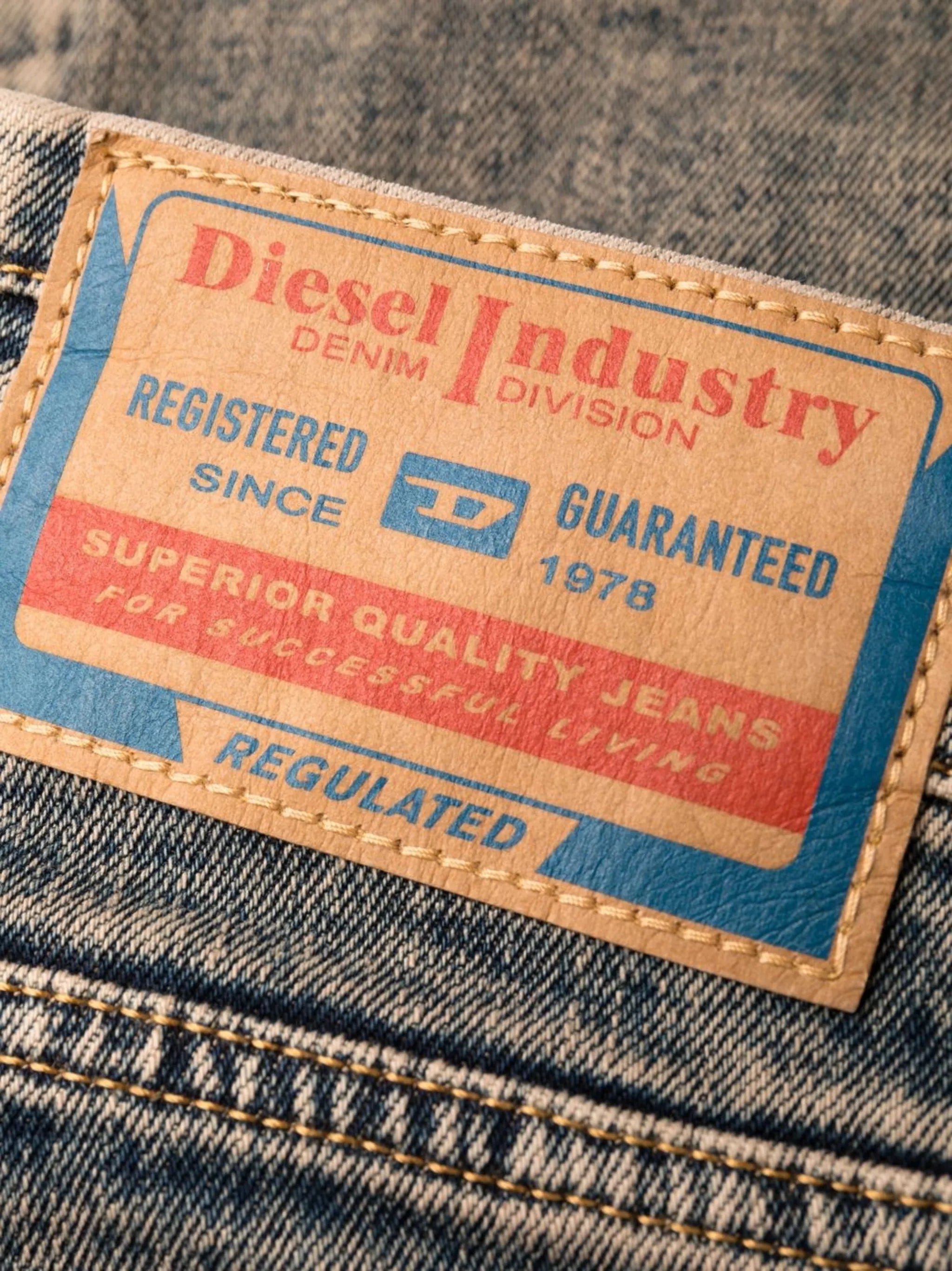 diamond embroidered slim fit jeans