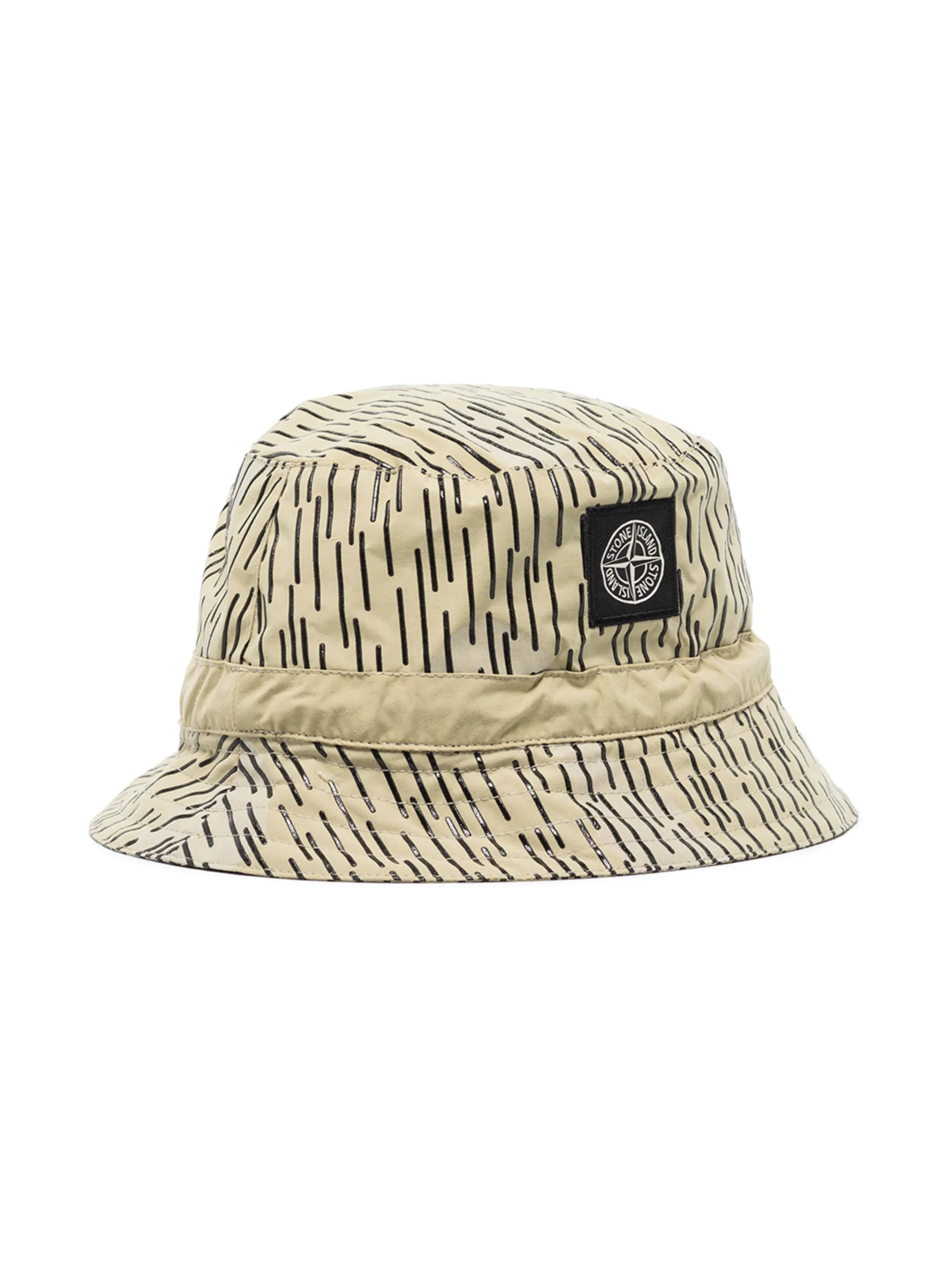Compass logo printed bucket hat