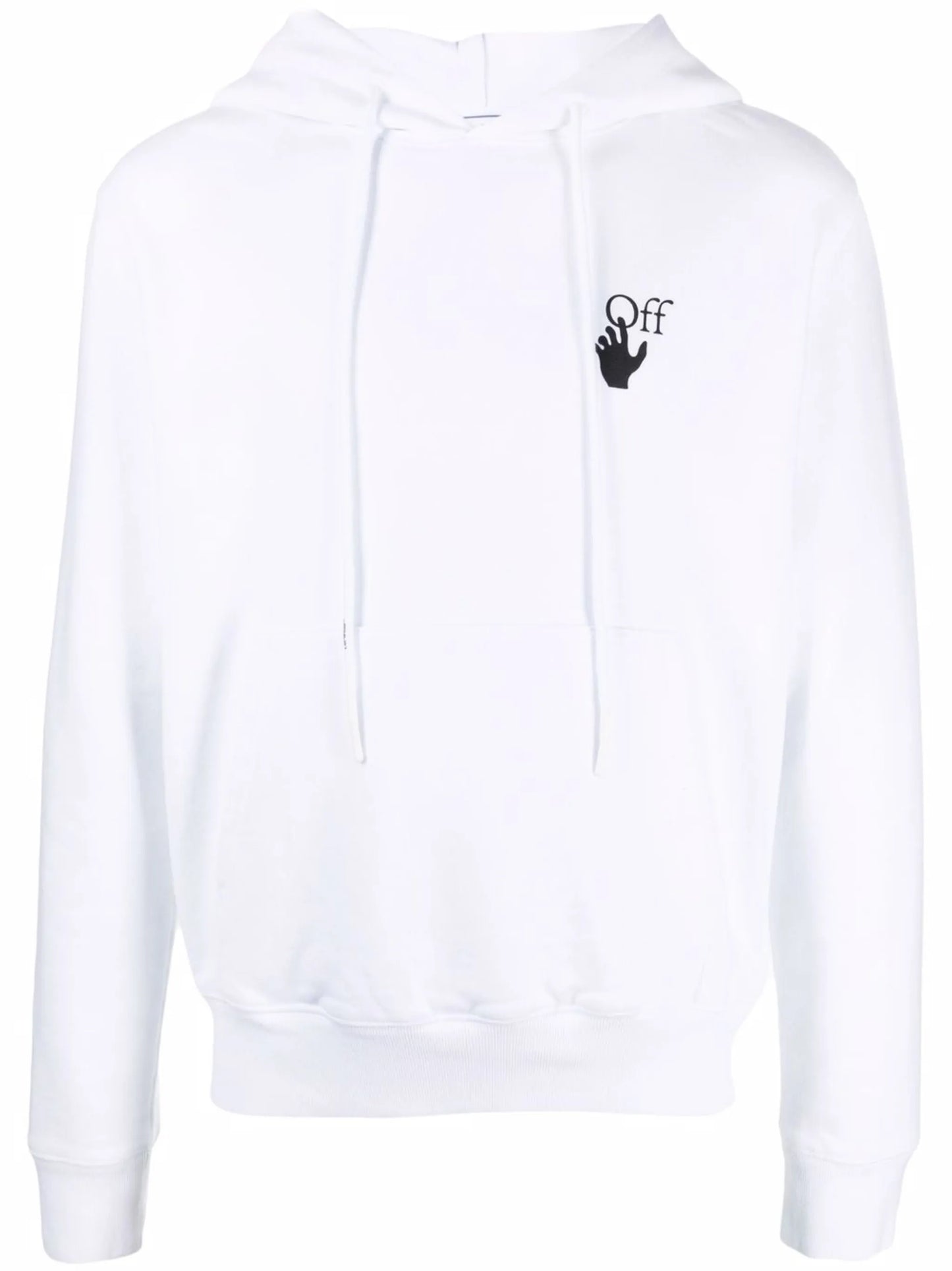 Arrows-motif long-sleeve hoodie