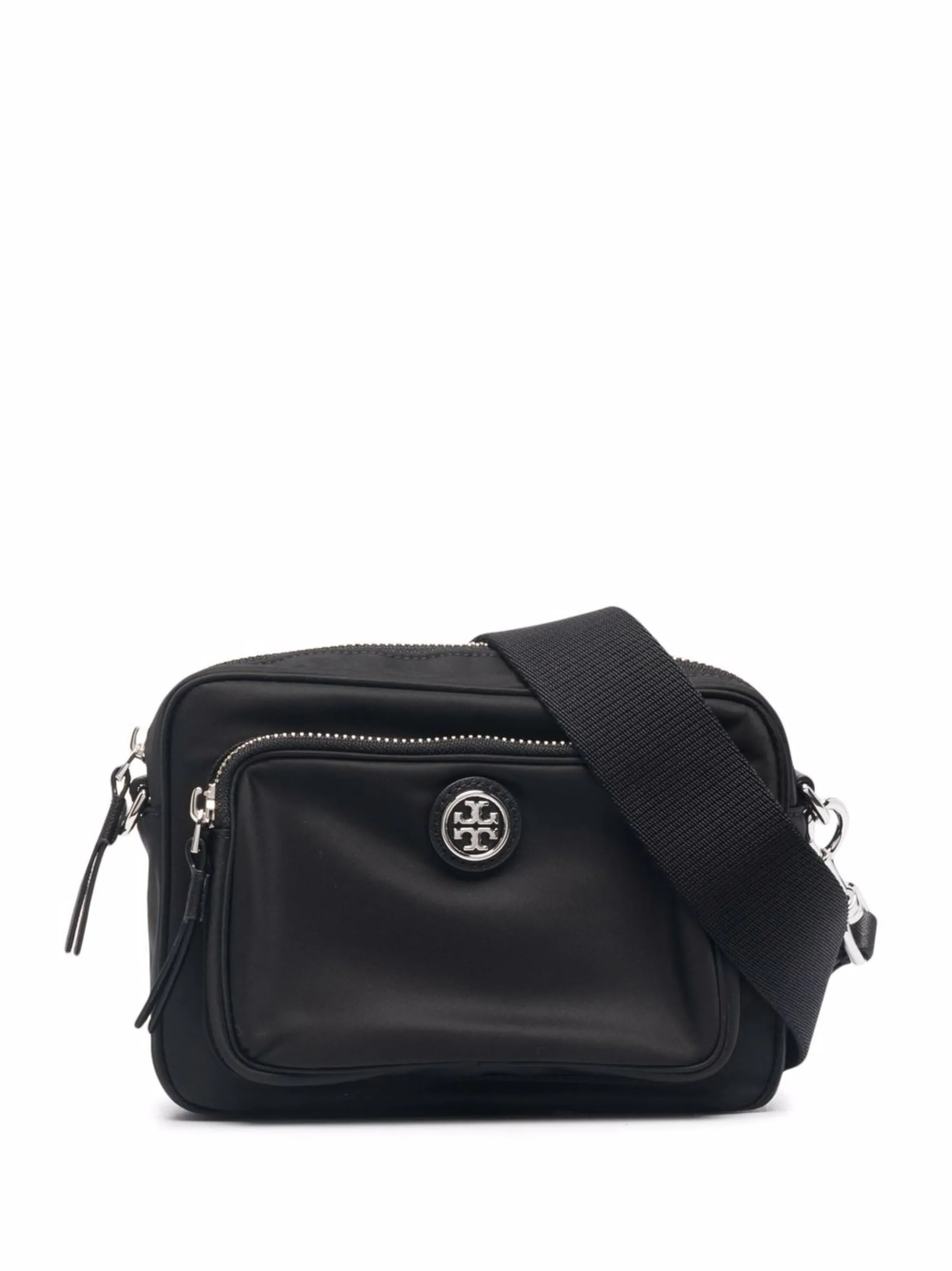 logo-plaque crossbody bag