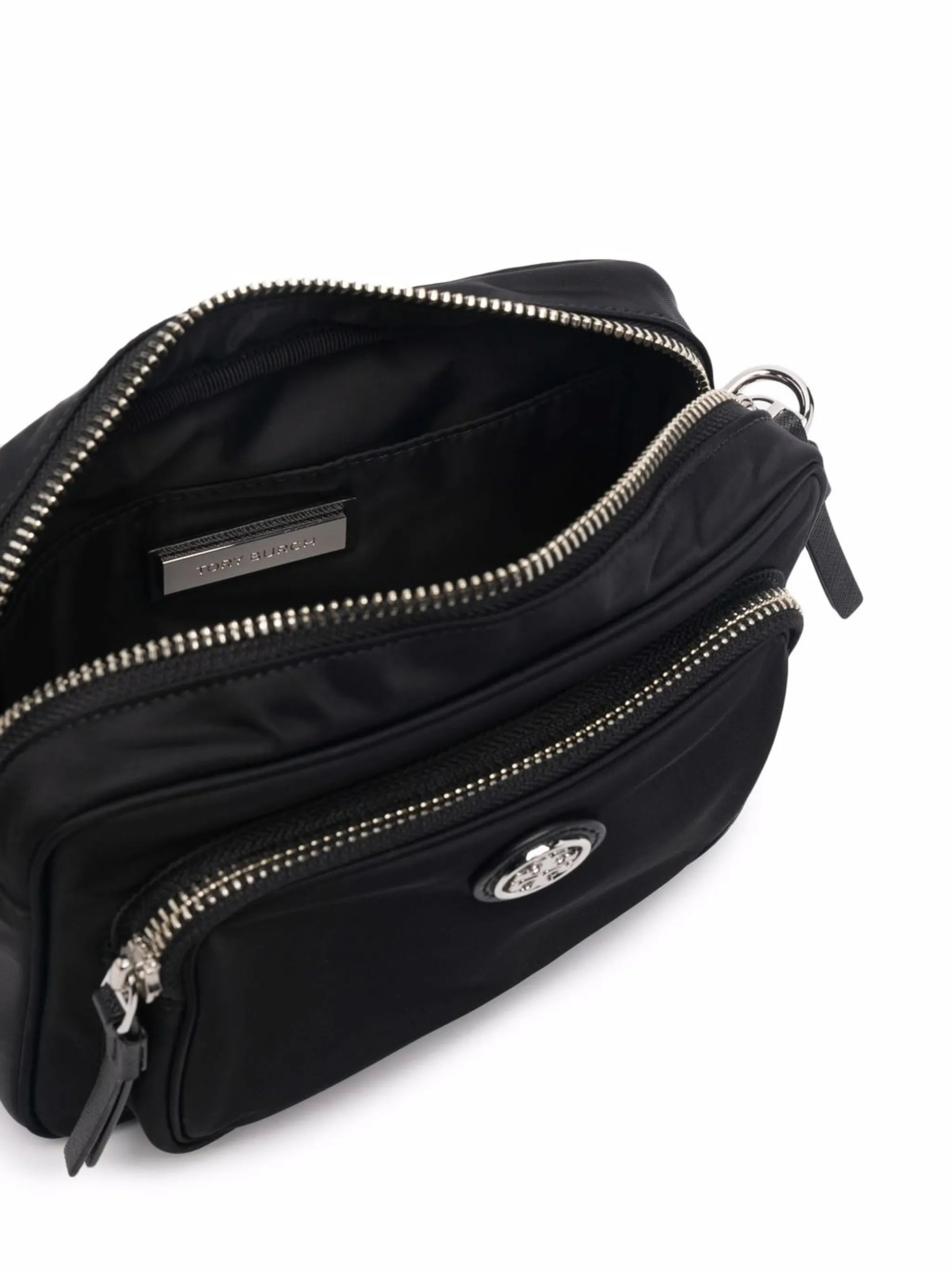 logo-plaque crossbody bag