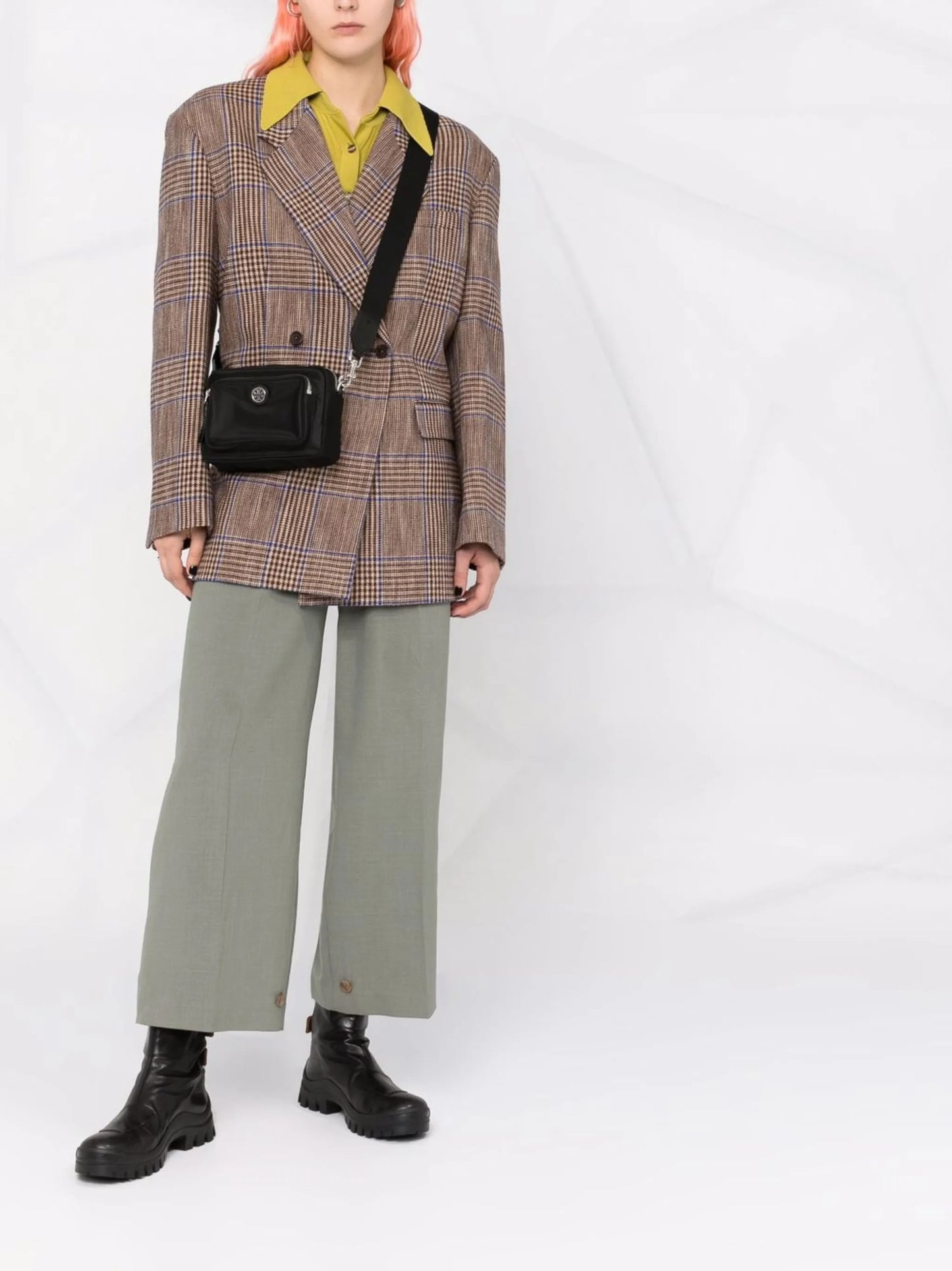 logo-plaque crossbody bag