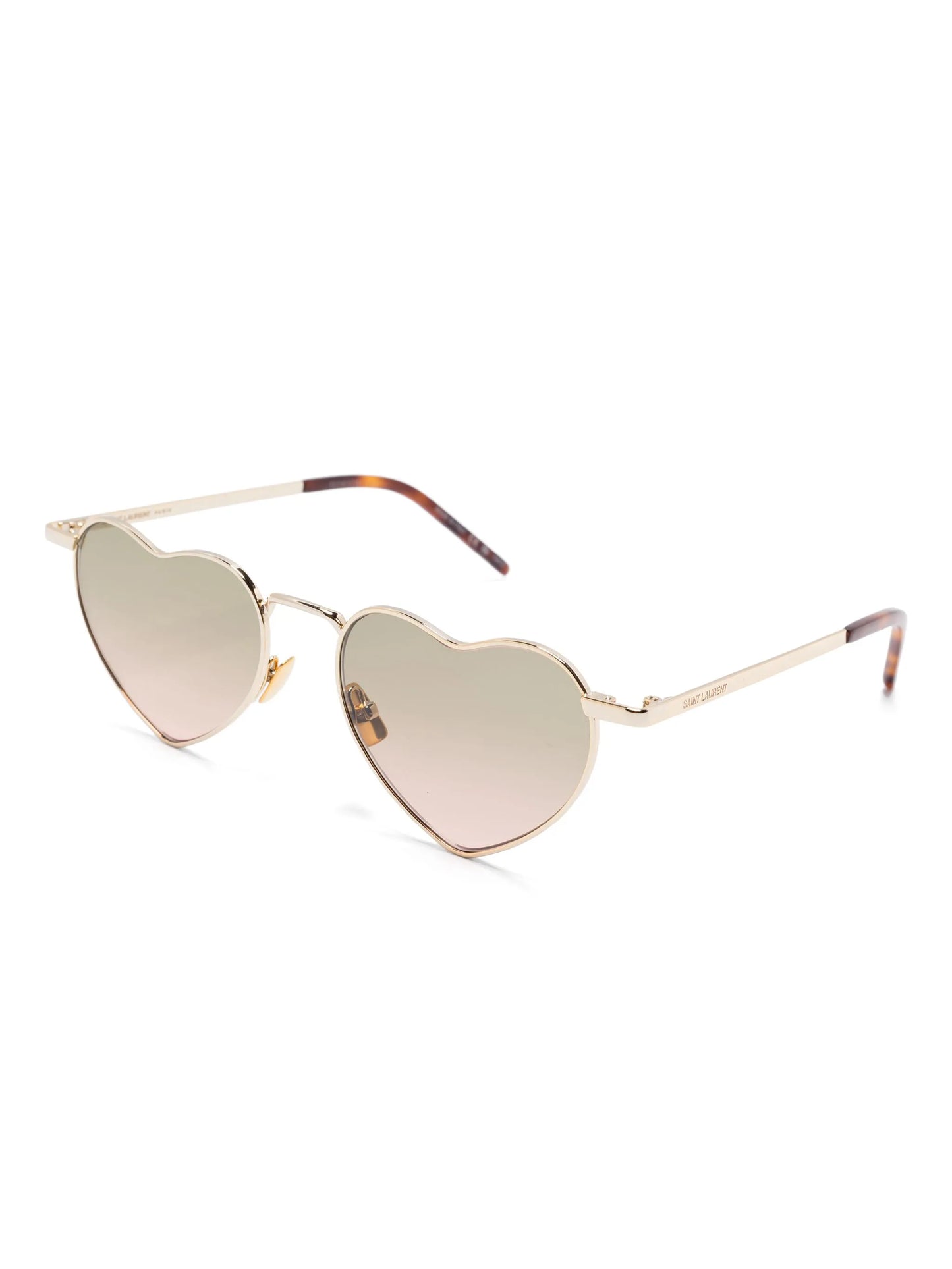heart-frame sunglasses