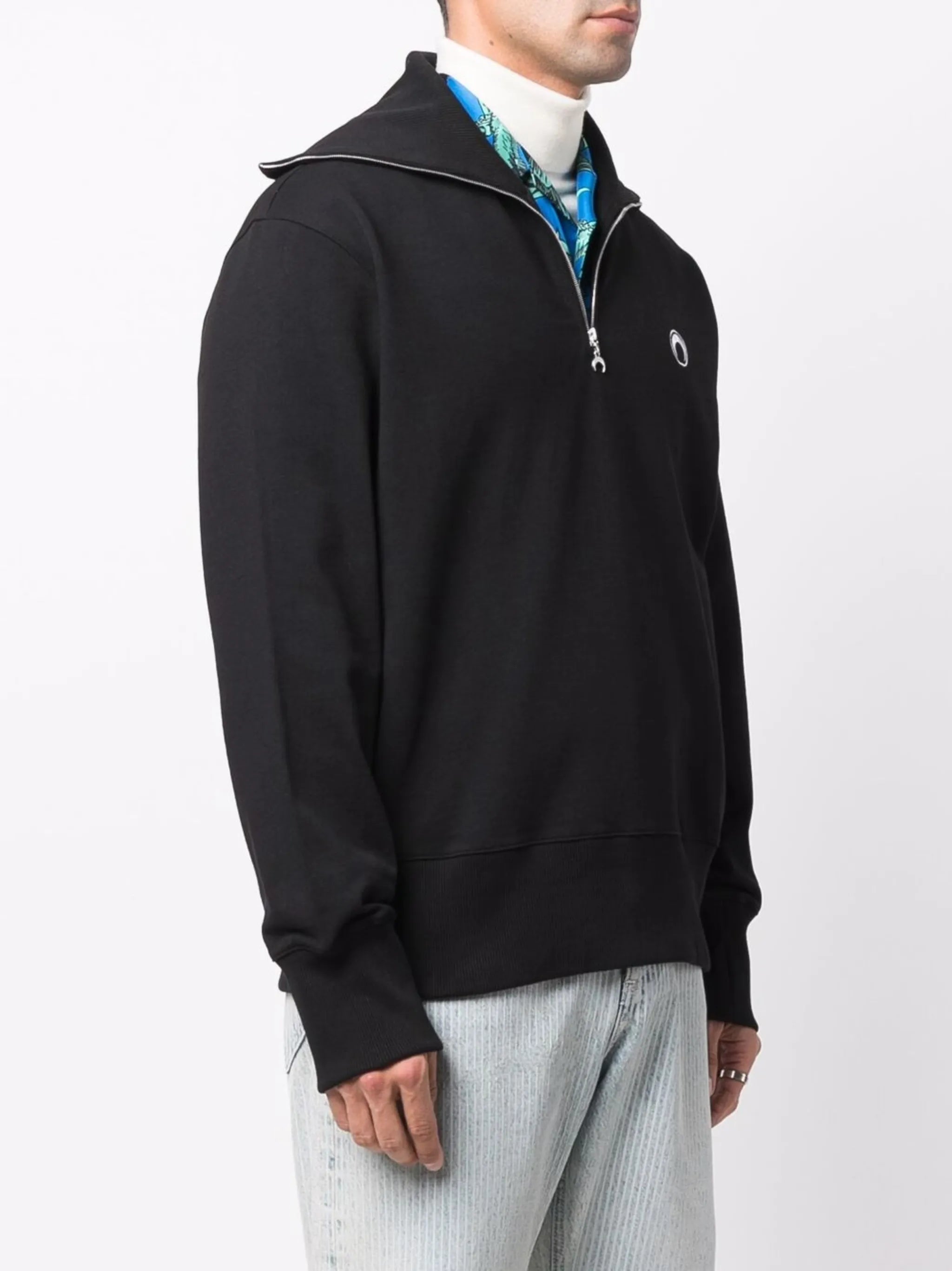 half-zip ecofuturist sweatshirt