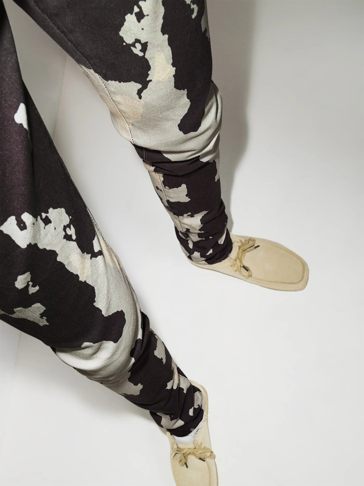 Rorschach printed skinny jeans