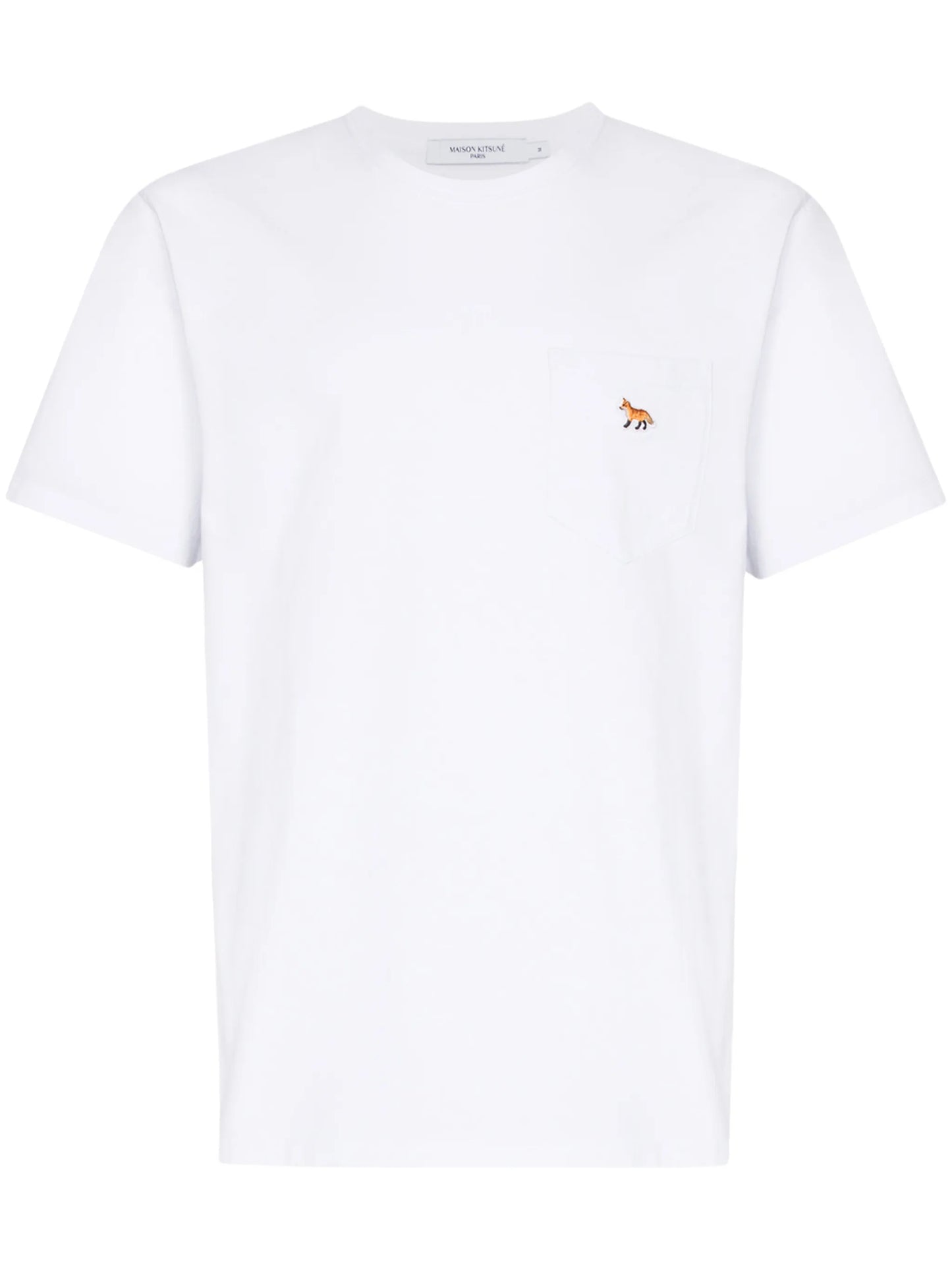 Fox-patch cotton T-shirt