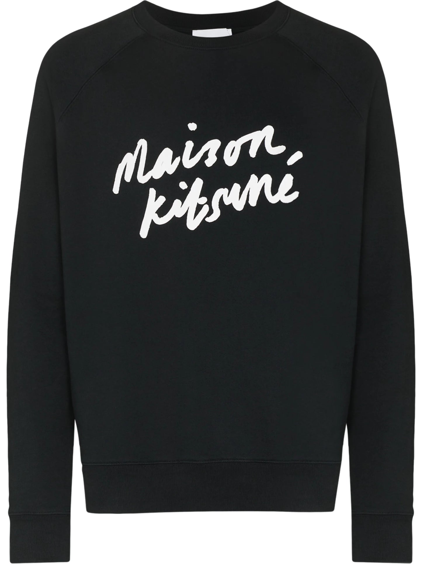 handwriting-logo cotton sweatshirt