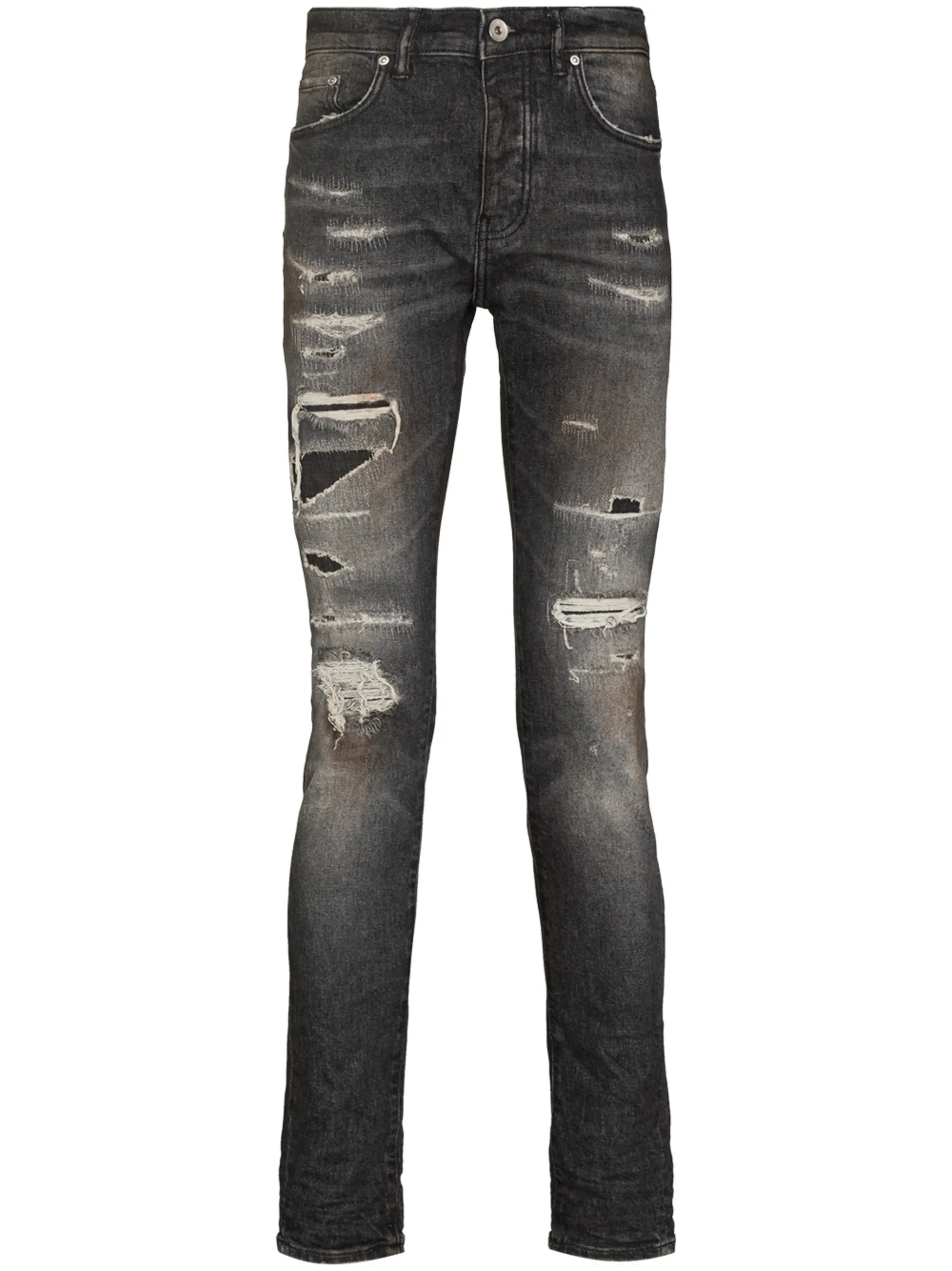 distressed-finish skinny-jeans